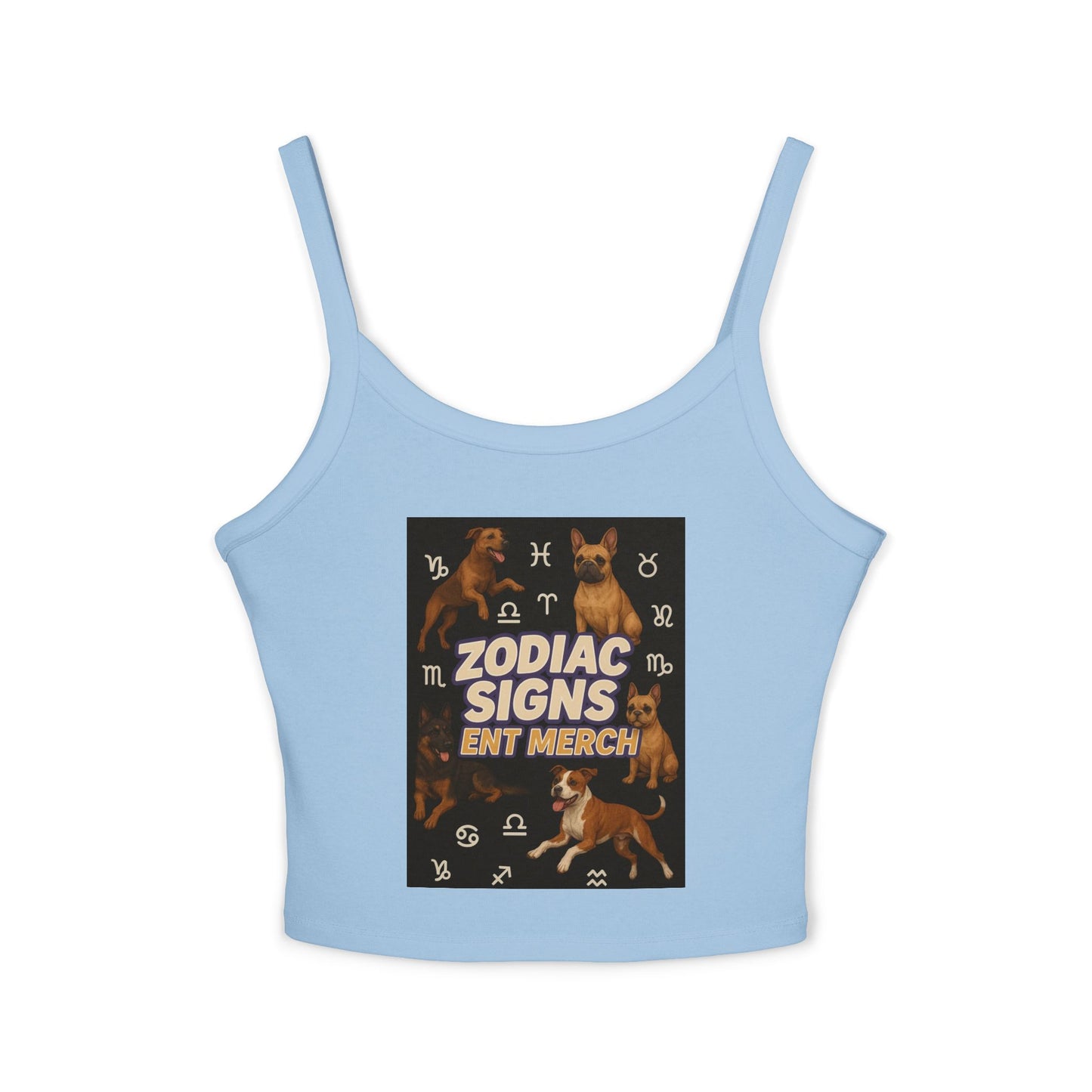 Sagittarius Zodiac Spaghetti Strap Tank Top, Astrology Apparel, Horoscope Gift, Birthday Top, Summer Fashion, Zodiac Sign Clothing