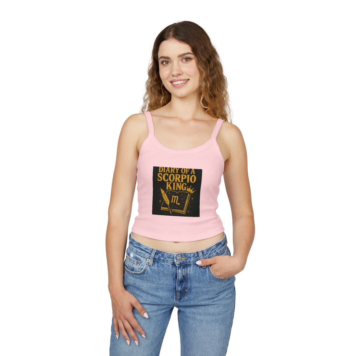 Sagittarius Zodiac Spaghetti Strap Tank Top, Astrology Apparel, Horoscope Gift, Birthday Top, Summer Fashion, Zodiac Sign Clothing