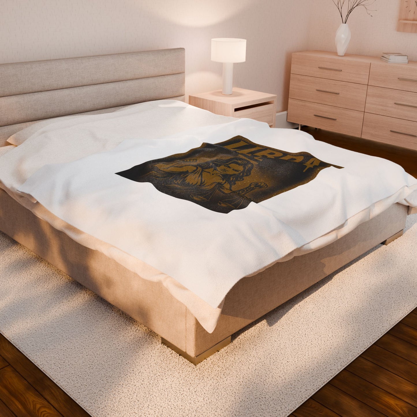 Scorpio Velveteen Plush Blanket | Cozy Zodiac Throw, Astrology Gift, Unique Home Decor, Birthday Gift for Scorpio, Warm & Soft Blanket