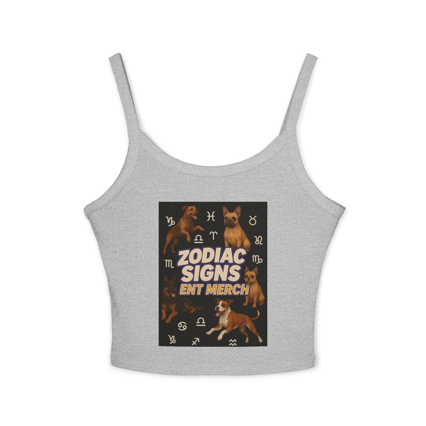 Sagittarius Zodiac Spaghetti Strap Tank Top, Astrology Apparel, Horoscope Gift, Birthday Top, Summer Fashion, Zodiac Sign Clothing