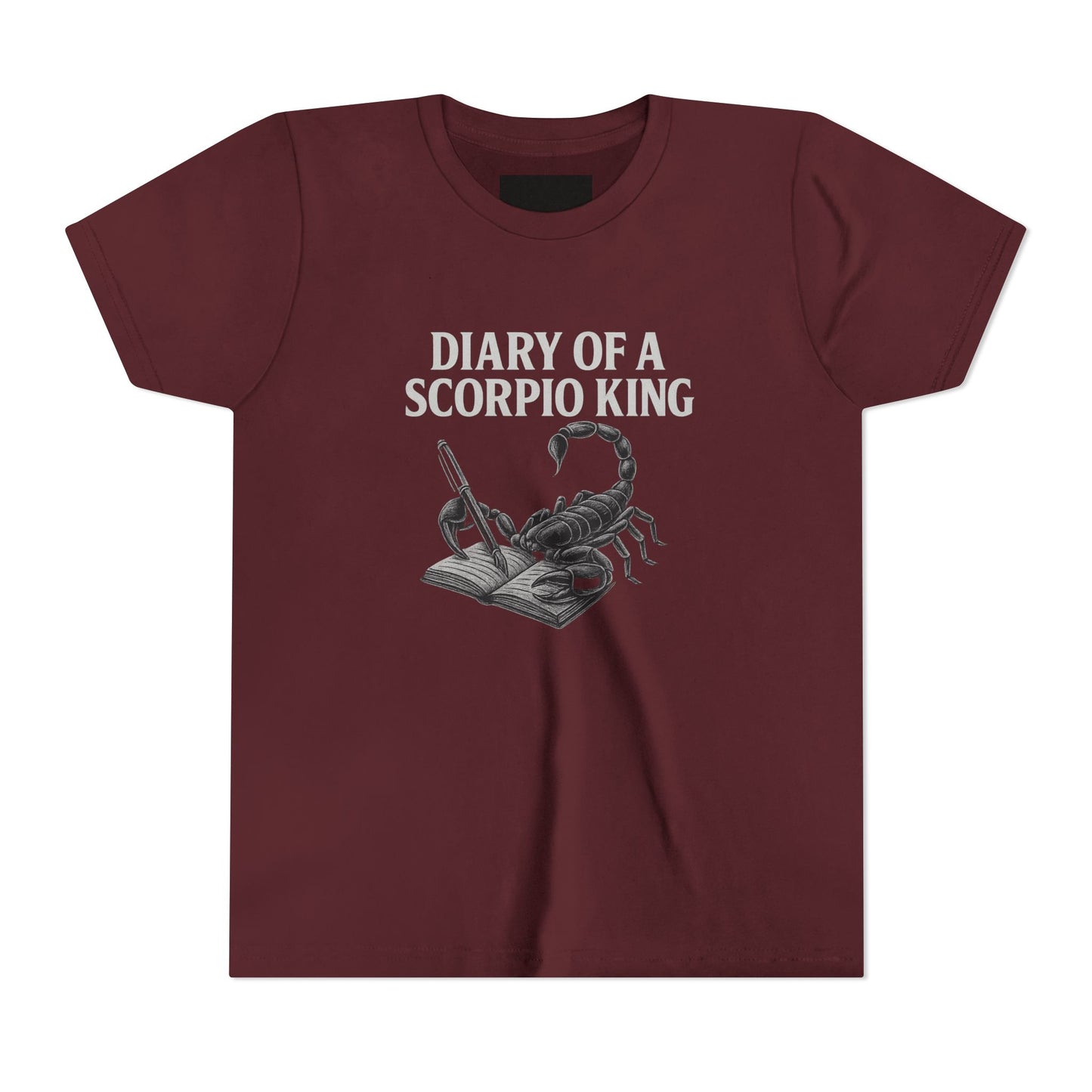 Gemini Wolf Youth Short Sleeve Tee - Astrology Shirt, Birthday Gift, Zodiac Apparel, Unique Tee for Kids