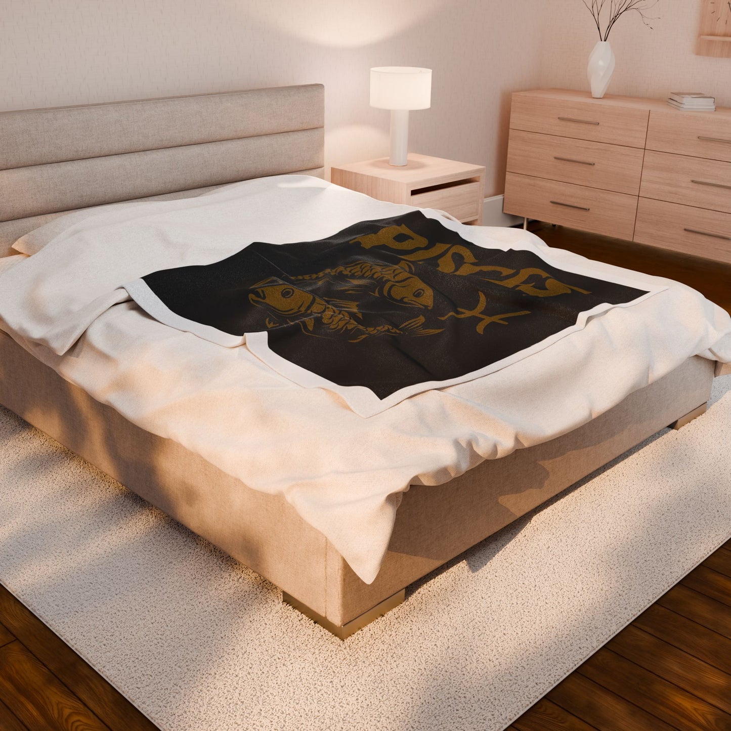 Scorpio Velveteen Plush Blanket | Cozy Zodiac Throw, Astrology Gift, Unique Home Decor, Birthday Gift for Scorpio, Warm & Soft Blanket