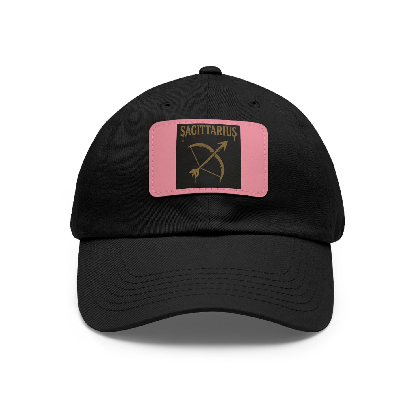 Dad Hat with Leather Patch, Astrology Fashion Hat, Gift for Pisces, Casual Outfit Accessory, Birthday Gift for Him