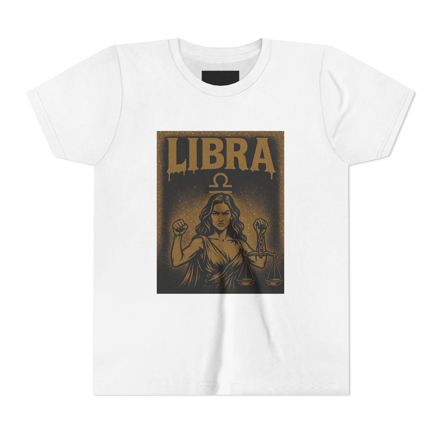 Gemini Wolf Youth Short Sleeve Tee - Astrology Shirt, Birthday Gift, Zodiac Apparel, Unique Tee for Kids