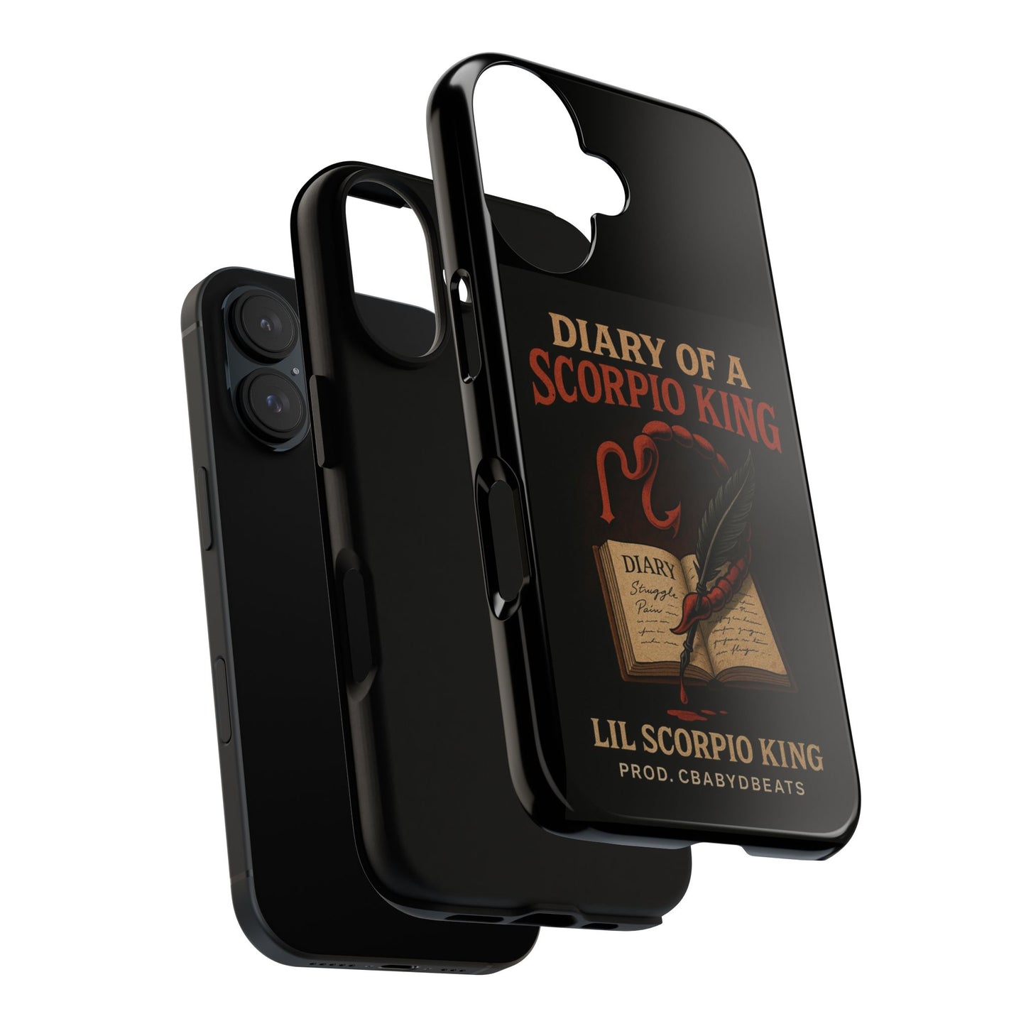 Scorpio King Phone Case - Diary of a Scorpio King, Tough Phone Cover, Zodiac Gifts, Astrology Accessory, Durable Protection