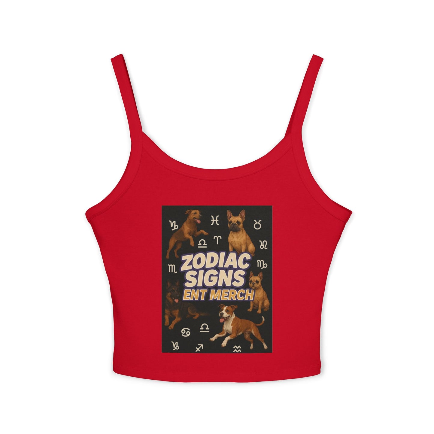 Sagittarius Zodiac Spaghetti Strap Tank Top, Astrology Apparel, Horoscope Gift, Birthday Top, Summer Fashion, Zodiac Sign Clothing