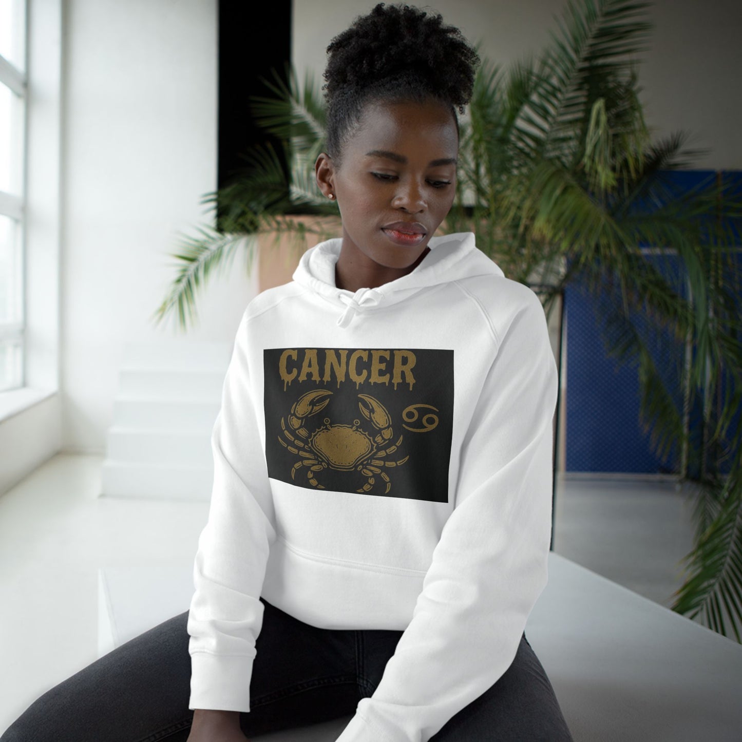 Cancer Zodiac Unisex Hoodie with Crab Design, Astrology Lover Gift, Horoscope Apparel, Birthday Celebration, Astrology Fashion