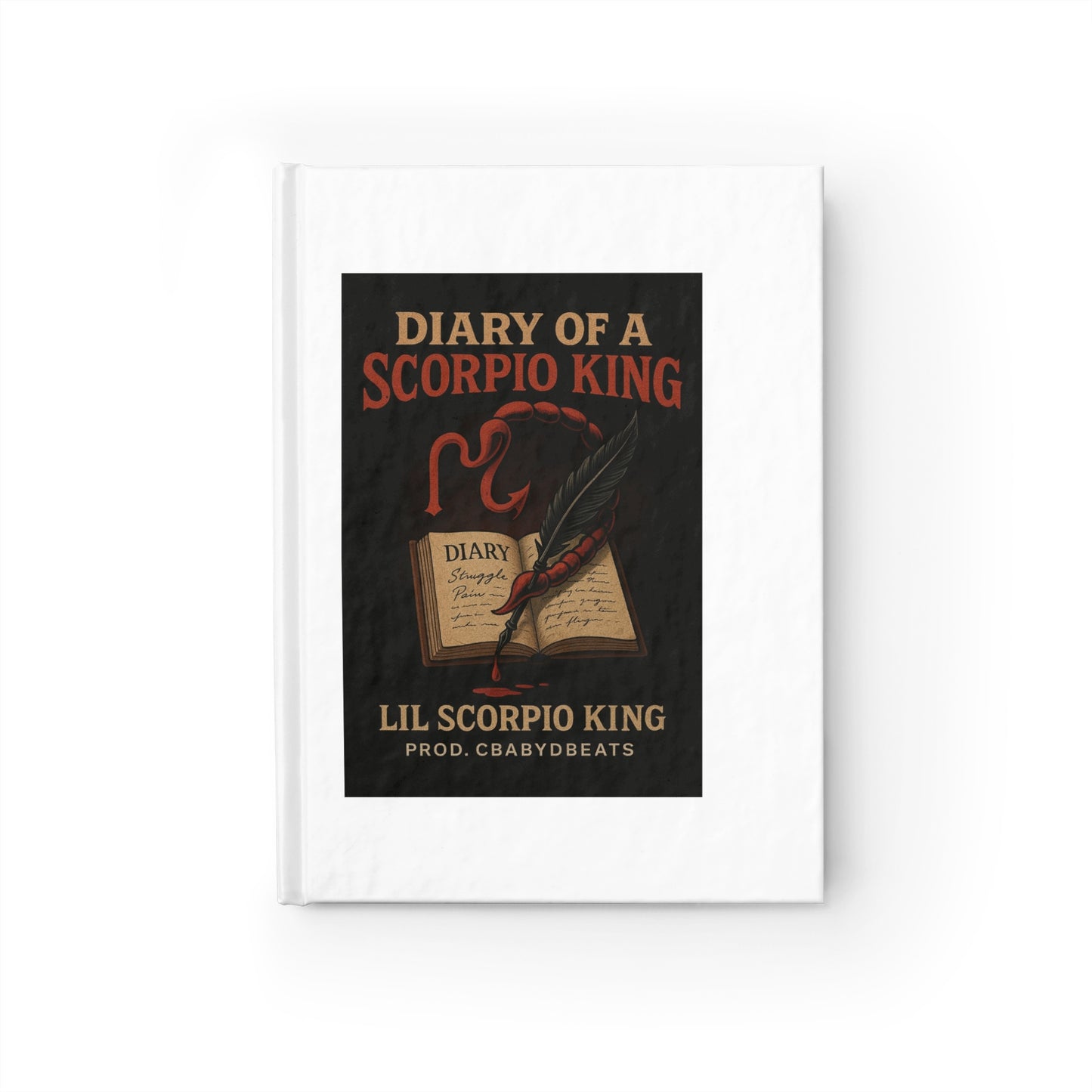 Scorpio King Journal - Diary of a Scorpio King, Astrology Journal, Personalized Gift, Zodiac Notebook, Halloween Gift