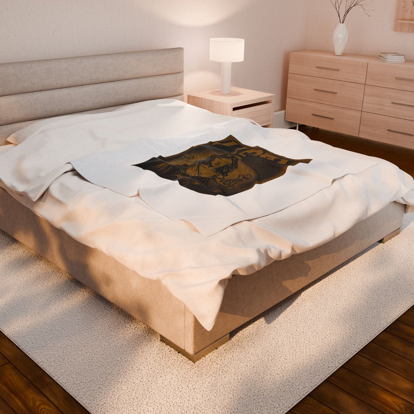 Scorpio Velveteen Plush Blanket | Cozy Zodiac Throw, Astrology Gift, Unique Home Decor, Birthday Gift for Scorpio, Warm & Soft Blanket