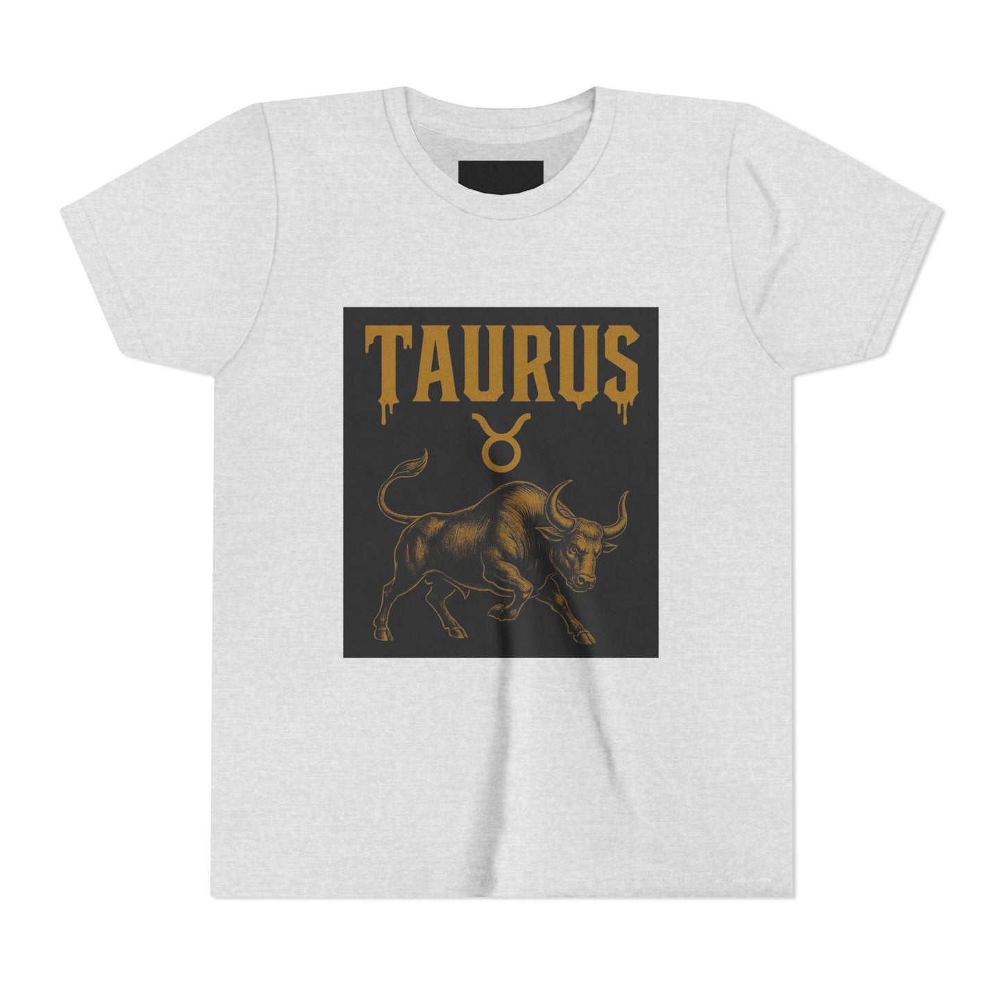 Gemini Wolf Youth Short Sleeve Tee - Astrology Shirt, Birthday Gift, Zodiac Apparel, Unique Tee for Kids