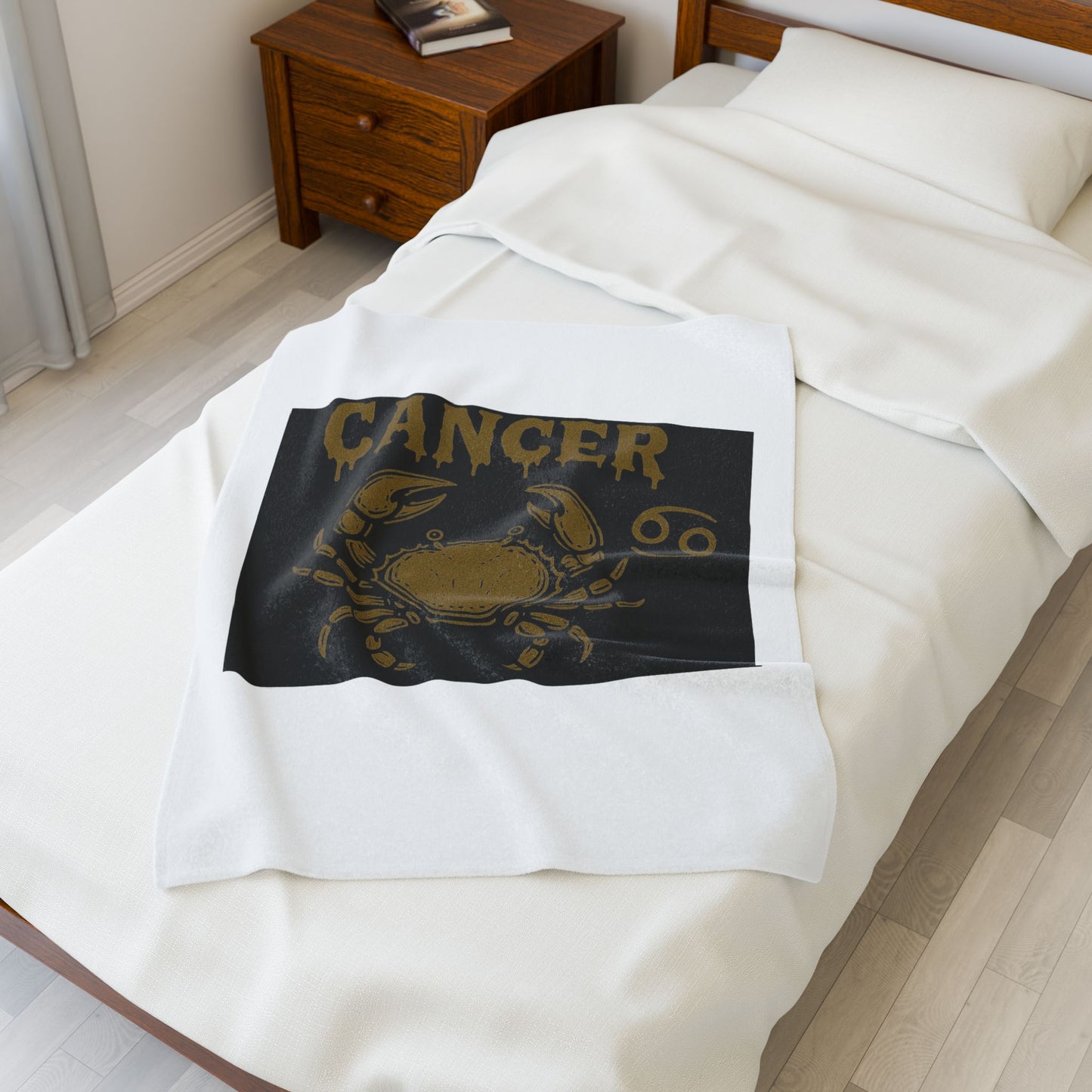 Scorpio Velveteen Plush Blanket | Cozy Zodiac Throw, Astrology Gift, Unique Home Decor, Birthday Gift for Scorpio, Warm & Soft Blanket
