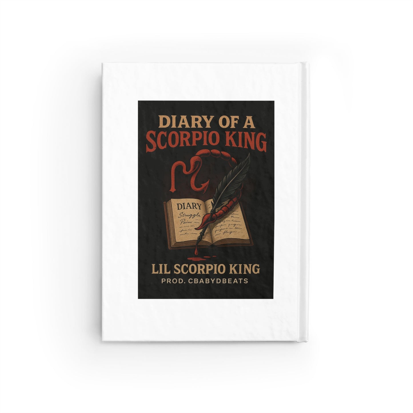 Scorpio King Journal - Diary of a Scorpio King, Astrology Journal, Personalized Gift, Zodiac Notebook, Halloween Gift