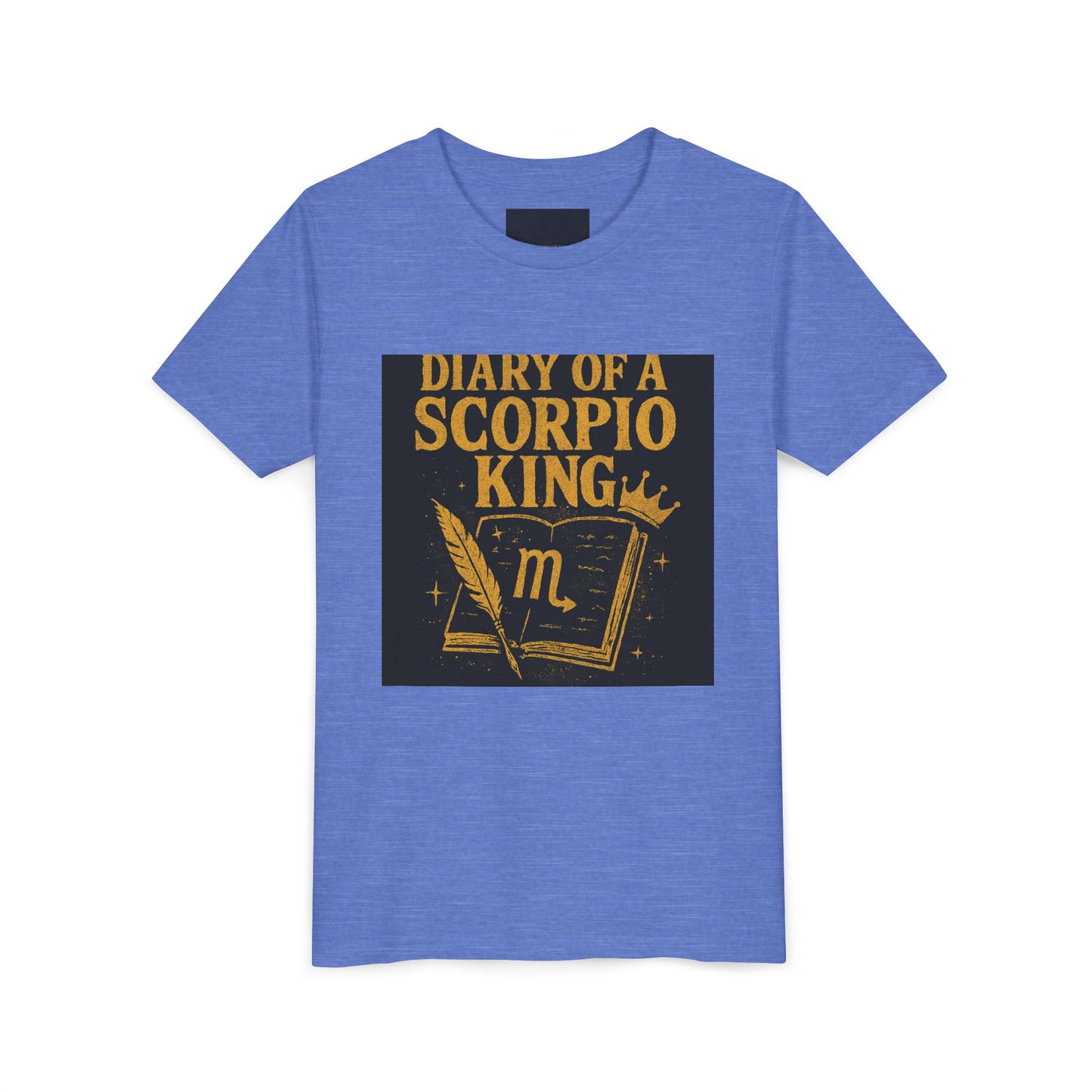 Gemini Wolf Youth Short Sleeve Tee - Astrology Shirt, Birthday Gift, Zodiac Apparel, Unique Tee for Kids