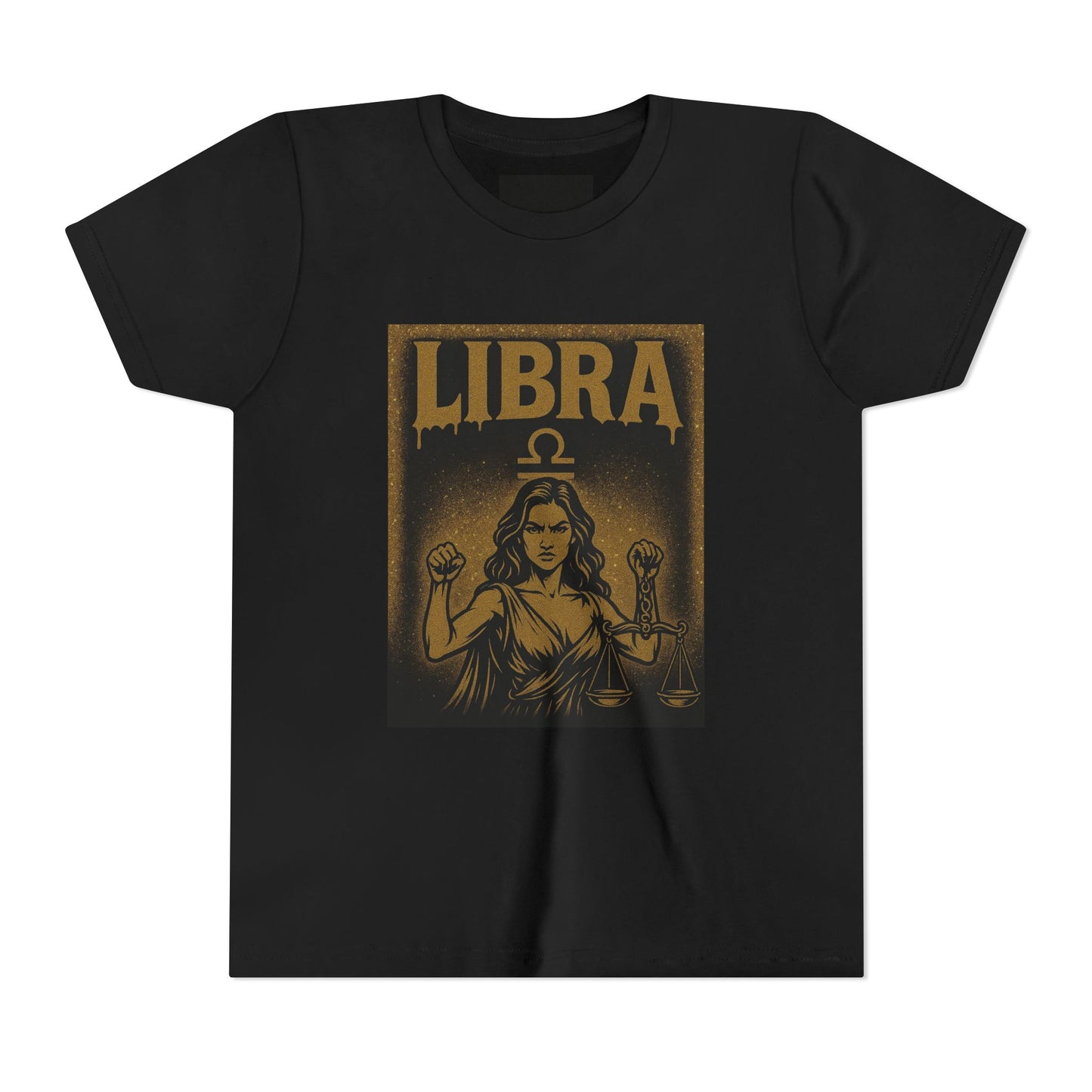 Gemini Wolf Youth Short Sleeve Tee - Astrology Shirt, Birthday Gift, Zodiac Apparel, Unique Tee for Kids