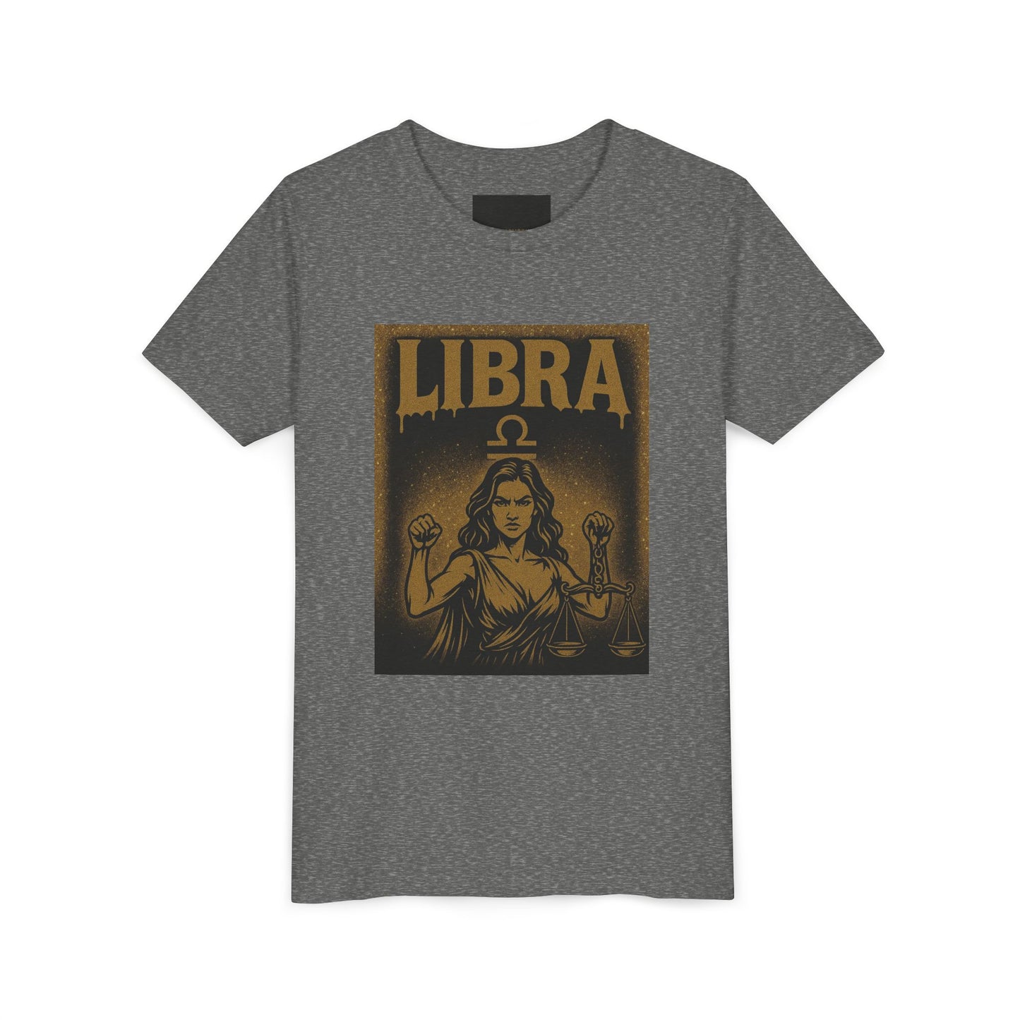 Gemini Wolf Youth Short Sleeve Tee - Astrology Shirt, Birthday Gift, Zodiac Apparel, Unique Tee for Kids