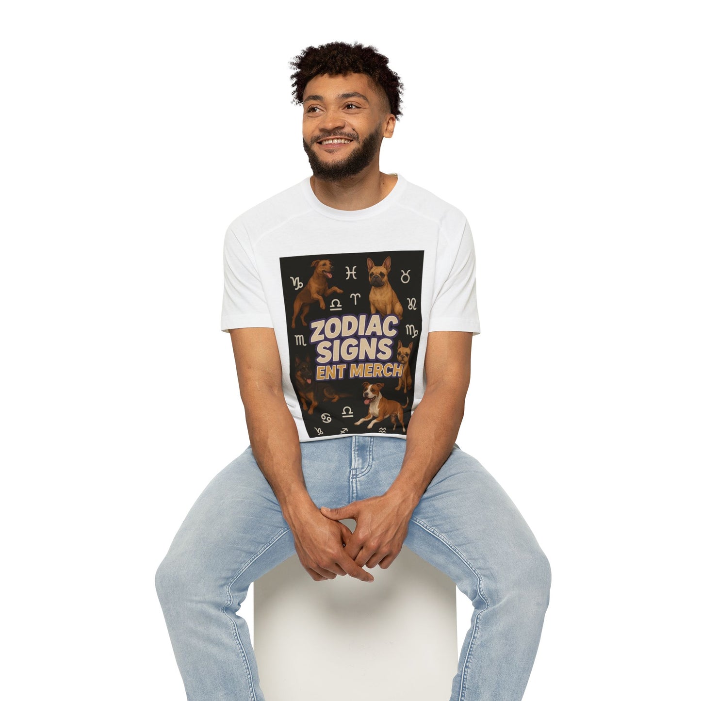 Zodiac Sign Men's Raglan T-Shirt, Astrology Tee, Horoscope Apparel, Gift for Astrology Lovers, Star Sign Shirt