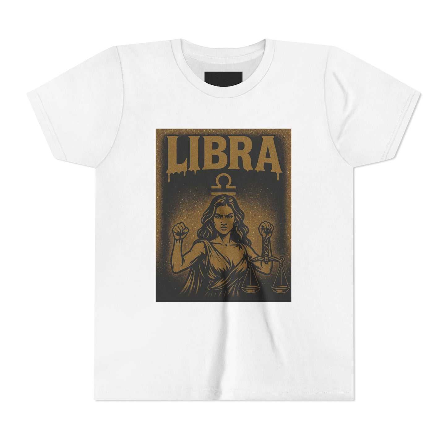 Gemini Wolf Youth Short Sleeve Tee - Astrology Shirt, Birthday Gift, Zodiac Apparel, Unique Tee for Kids