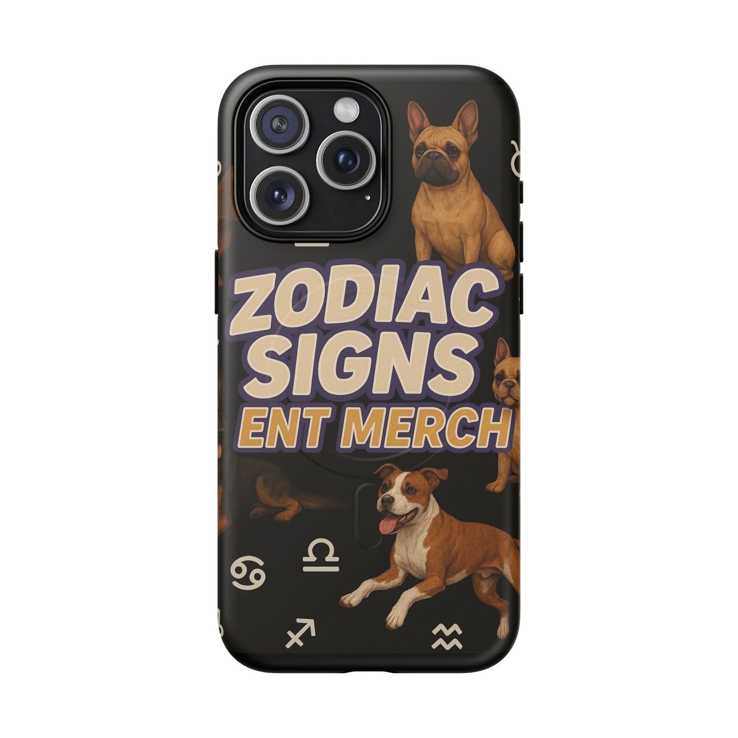 Zodiac Magnetic Phone Case, Tough Phone Cover for Astrologers, Horoscope Gift, Astrology Accessory, Durable Cell Phone Protector