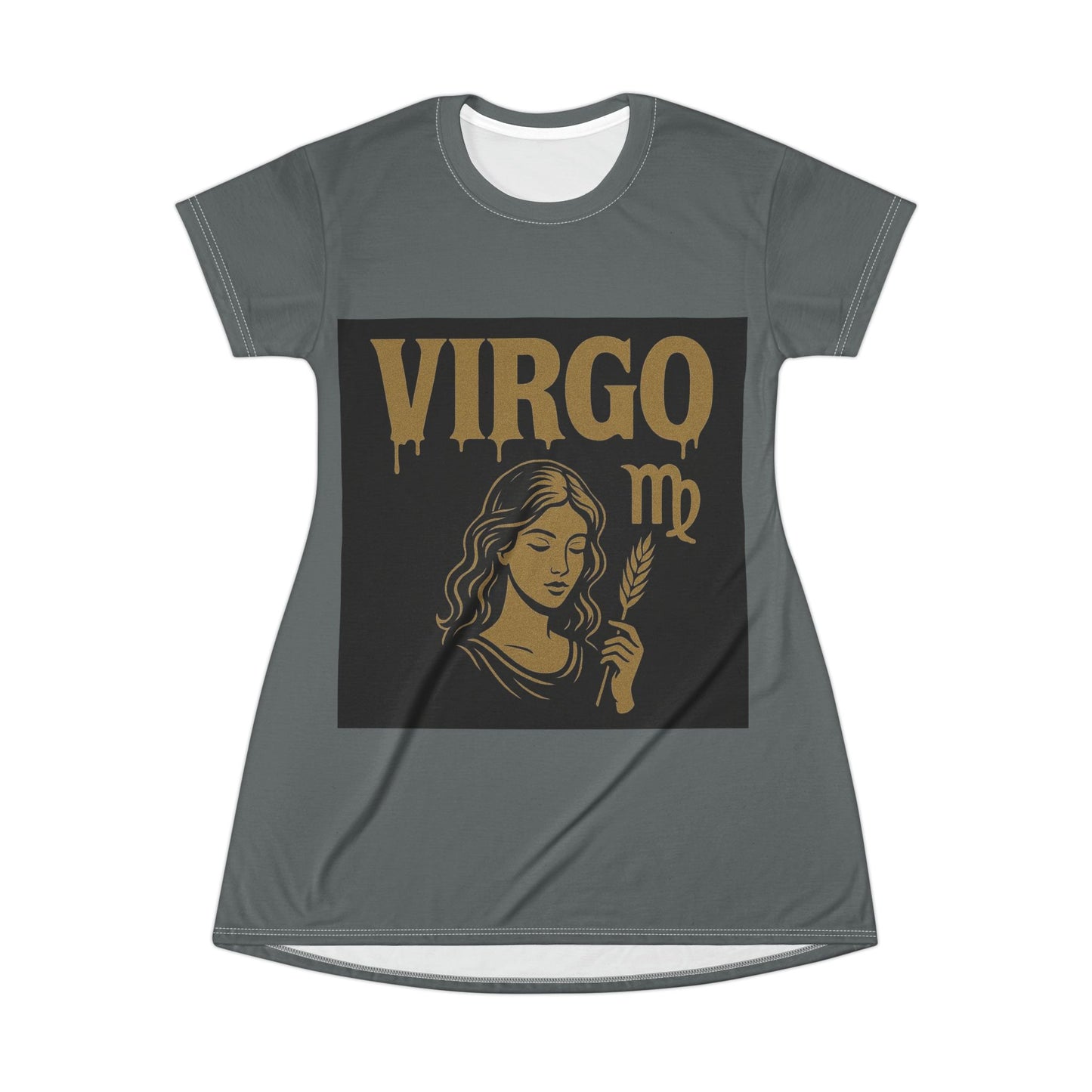 Music Vibes Graphic T-Shirt Dress, Casual Summer Dress, Women’s Lounge Wear, Gift for Music Lovers, Festival Outfit