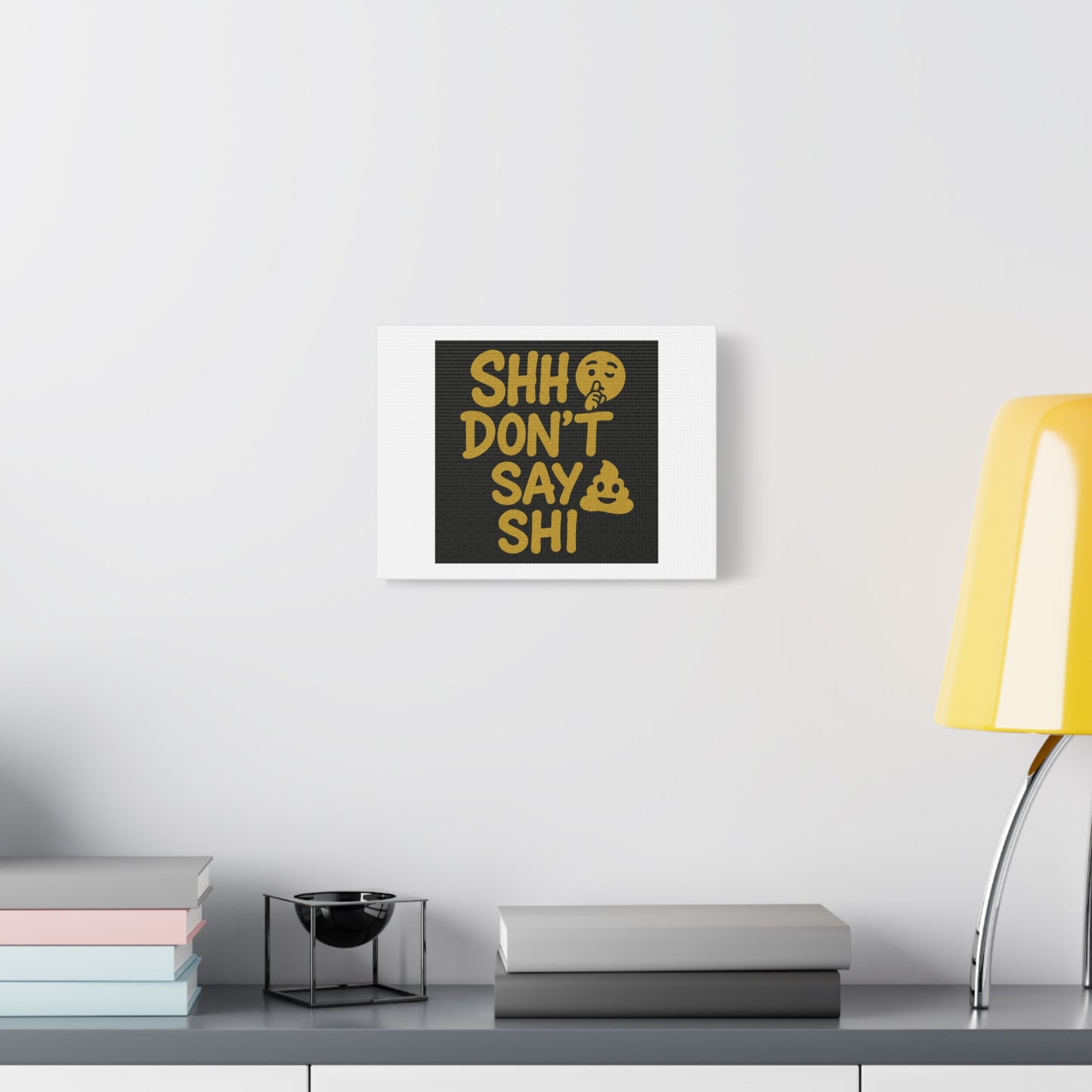 Dripping Text Canvas Wall Art, IDC What They Gotta Say, Motivational Decor, Trendy Home Decor, Bold Statement Piece, Gift for Friends