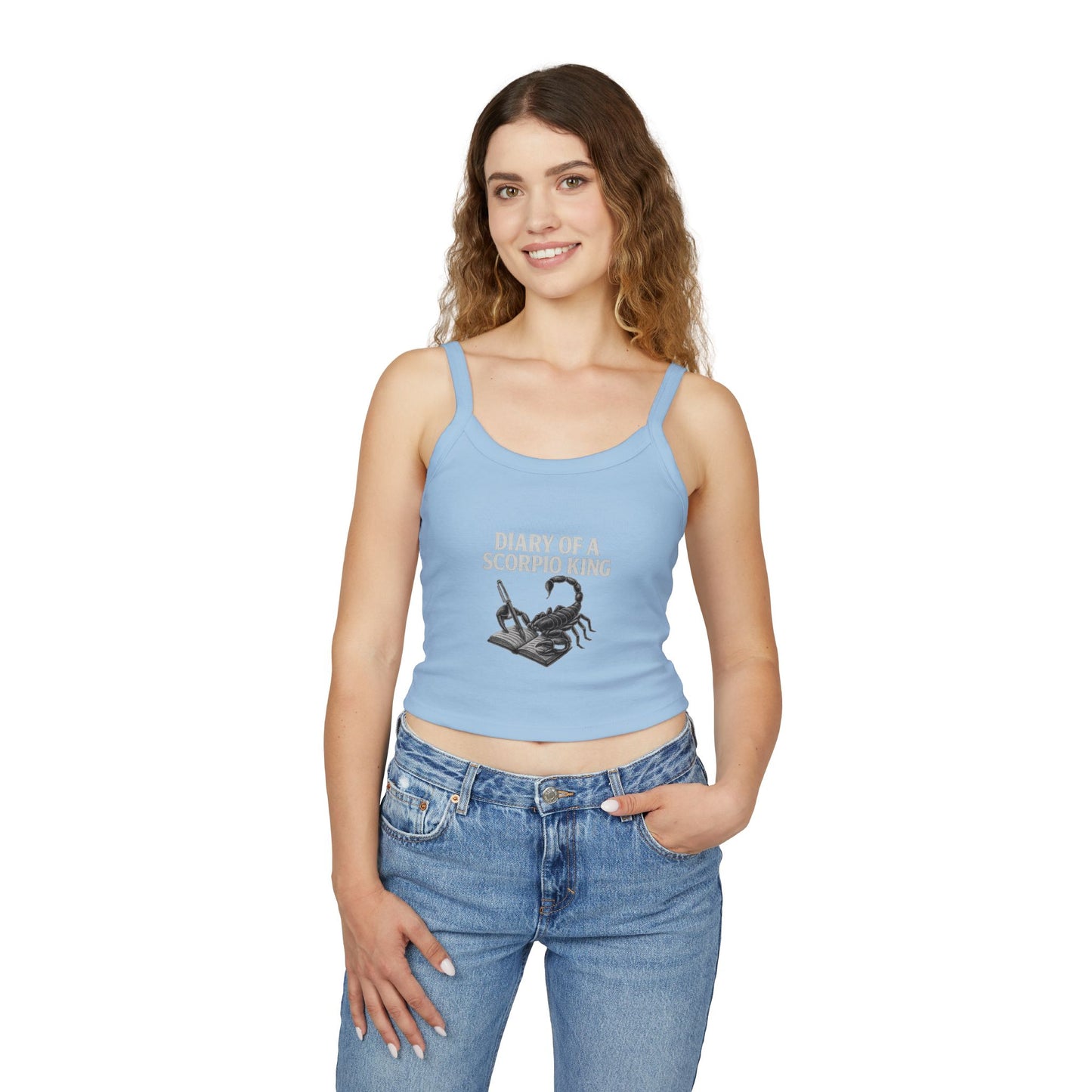 Sagittarius Zodiac Spaghetti Strap Tank Top, Astrology Apparel, Horoscope Gift, Birthday Top, Summer Fashion, Zodiac Sign Clothing