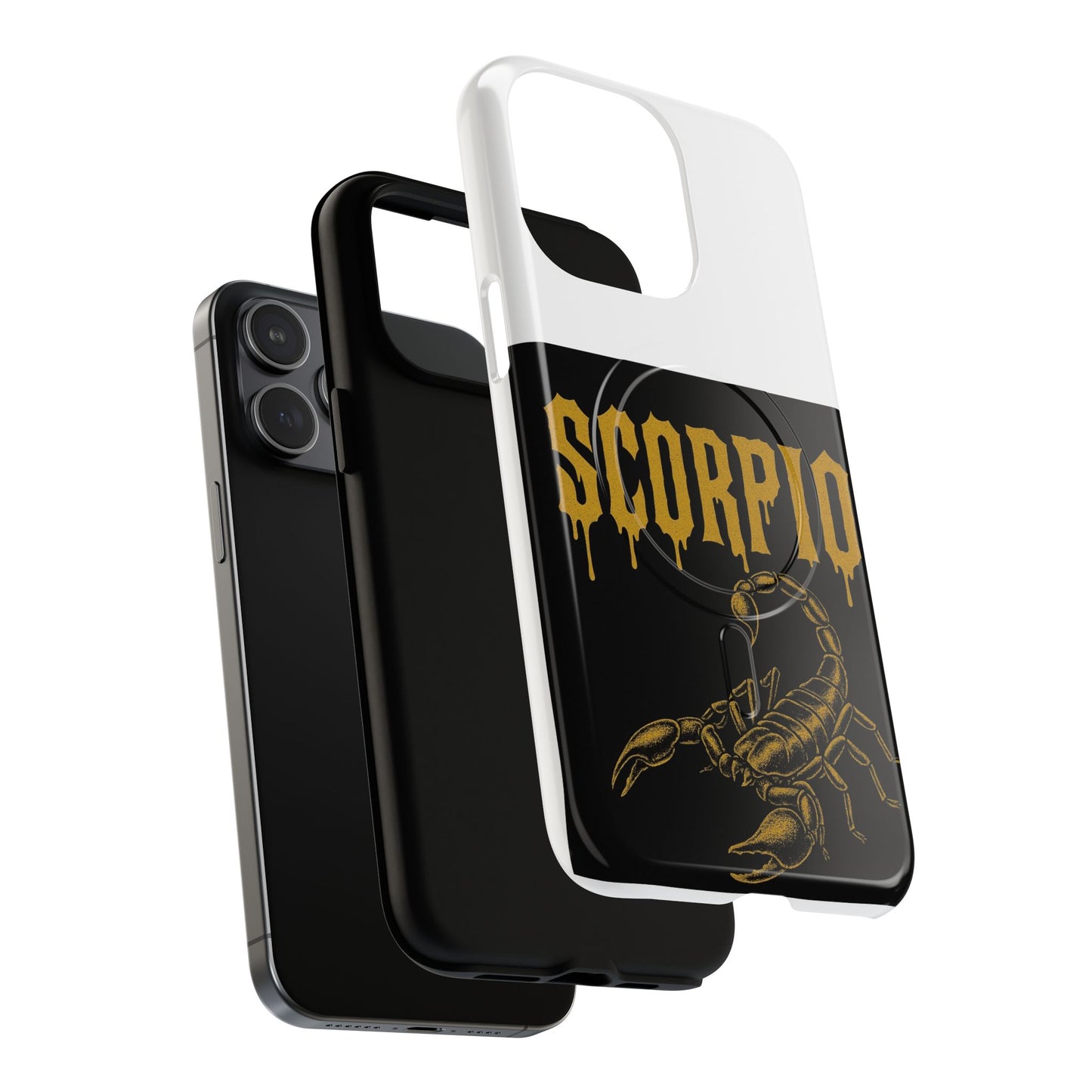 Scorpio Magnetic Phone Case, Tough Phone Cover for Astrologers, Horoscope Gift, Astrology Accessory, Durable Cell Phone Protector