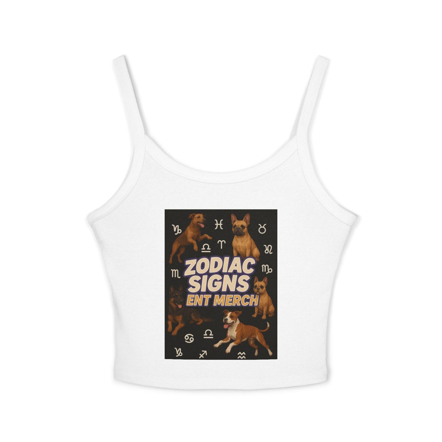Sagittarius Zodiac Spaghetti Strap Tank Top, Astrology Apparel, Horoscope Gift, Birthday Top, Summer Fashion, Zodiac Sign Clothing