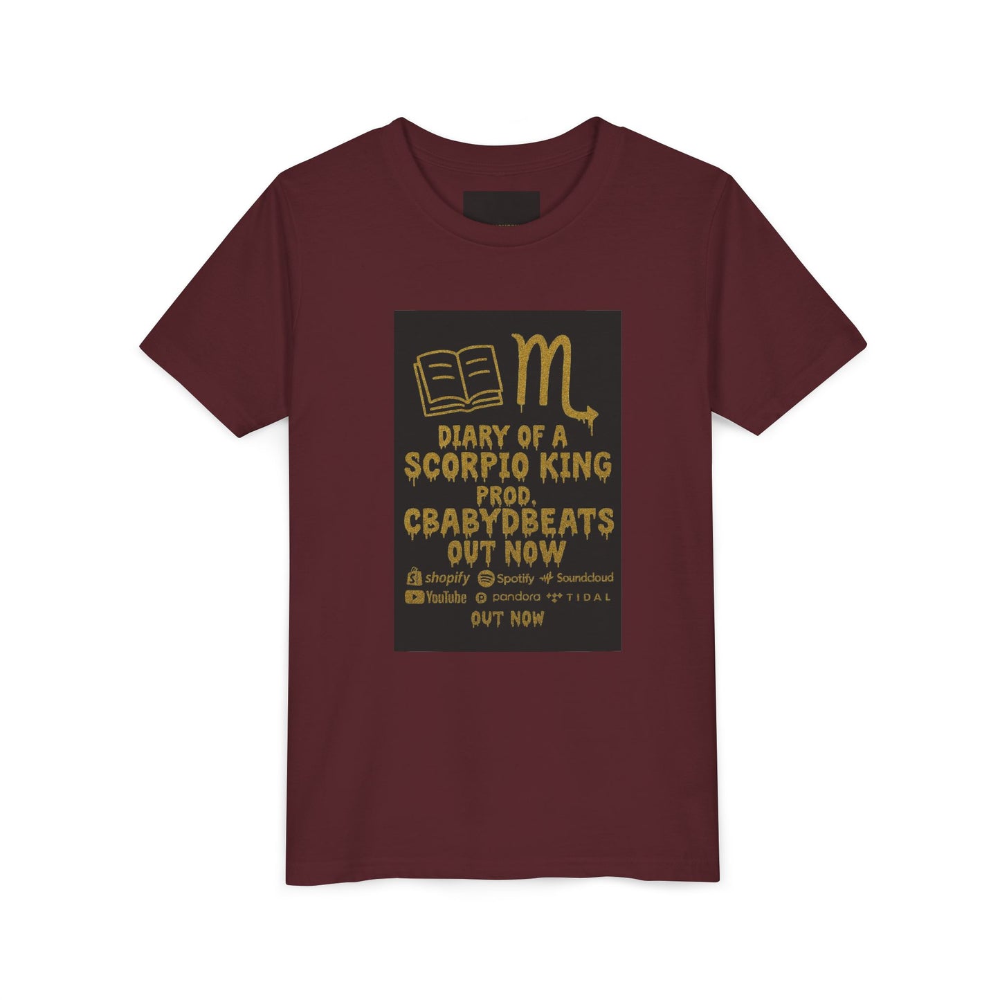 Gemini Wolf Youth Short Sleeve Tee - Astrology Shirt, Birthday Gift, Zodiac Apparel, Unique Tee for Kids