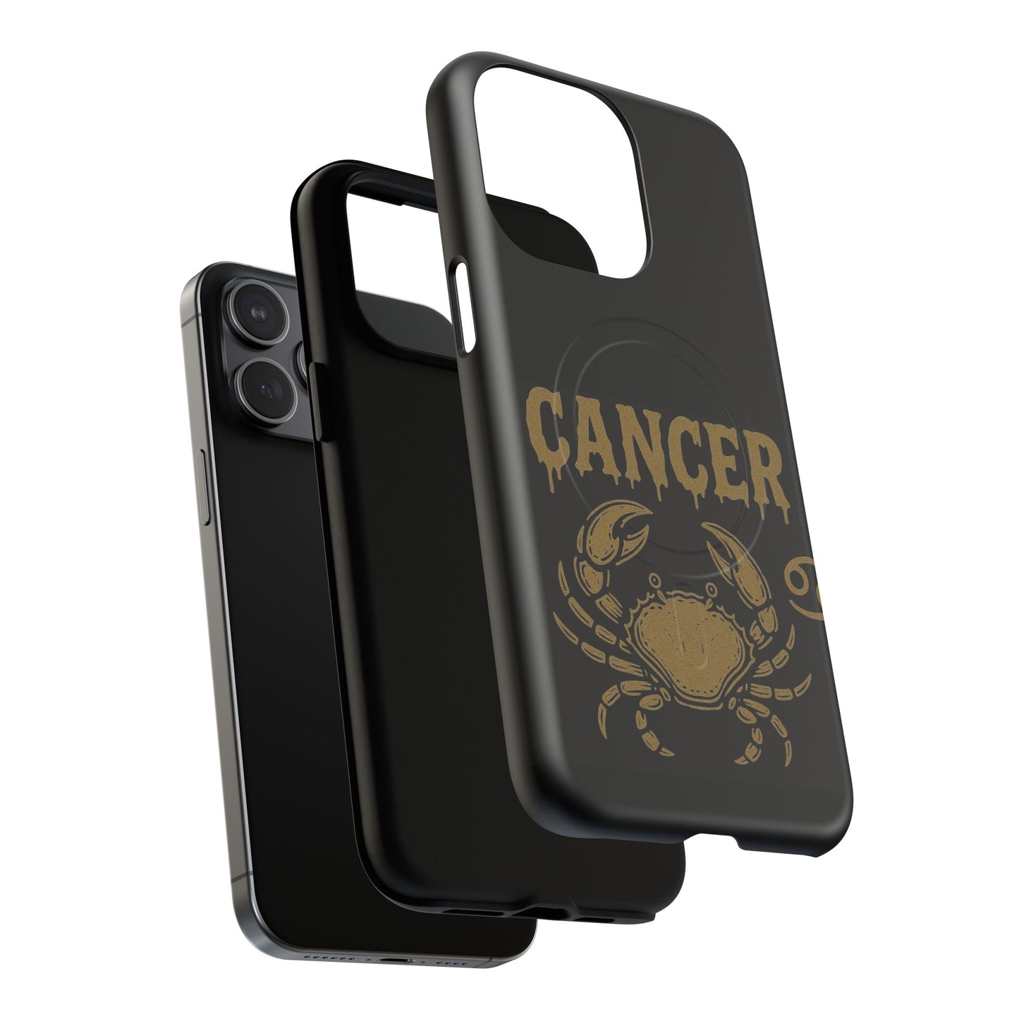 Cancer Zodiac Magnetic Phone Case, Tough Phone Cover for Astrologers, Horoscope Gift, Astrology Accessory, Durable Cell Phone Protector