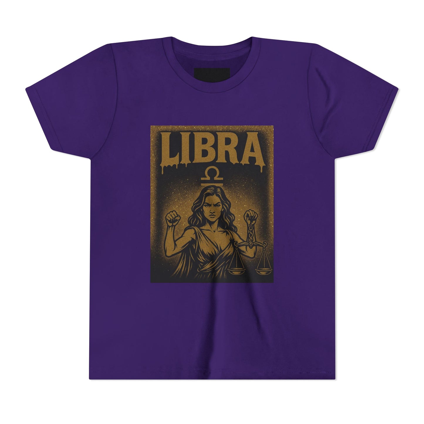 Gemini Wolf Youth Short Sleeve Tee - Astrology Shirt, Birthday Gift, Zodiac Apparel, Unique Tee for Kids