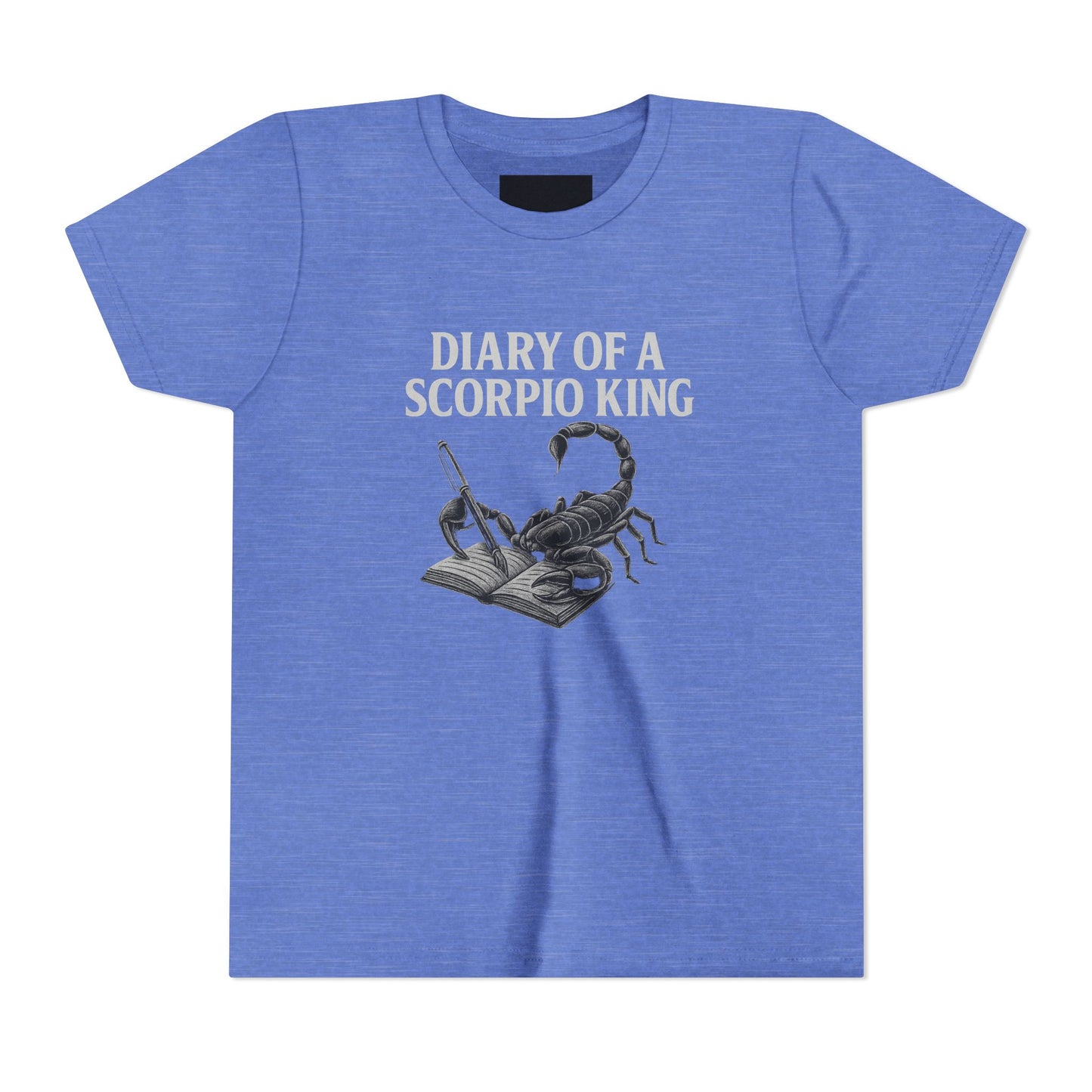 Gemini Wolf Youth Short Sleeve Tee - Astrology Shirt, Birthday Gift, Zodiac Apparel, Unique Tee for Kids