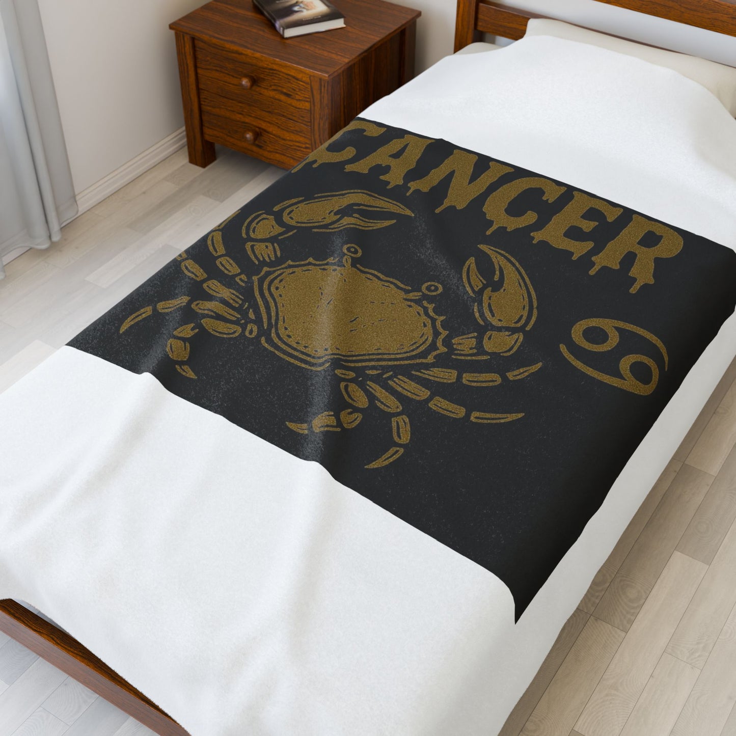 Scorpio Velveteen Plush Blanket | Cozy Zodiac Throw, Astrology Gift, Unique Home Decor, Birthday Gift for Scorpio, Warm & Soft Blanket