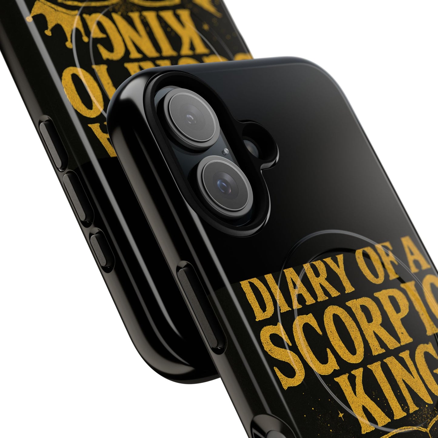 Diary of a scorpion king Zodiac Magnetic Phone Case, Tough Phone Cover for Astrologers, Horoscope Gift, Astrology Accessory, Durable Cell Phone Protector
