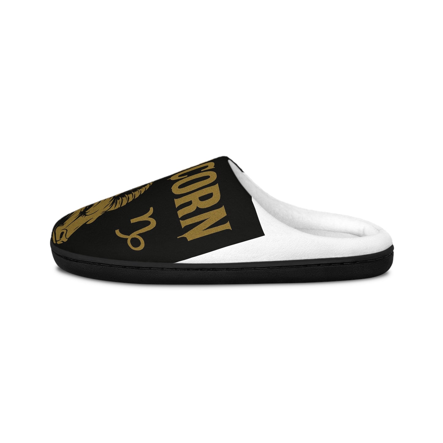 Capricorn Slippers, Relaxation Footwear, House Shoes, Gift for Him, Comfortable Slippers, Stylish Lounge Wear
