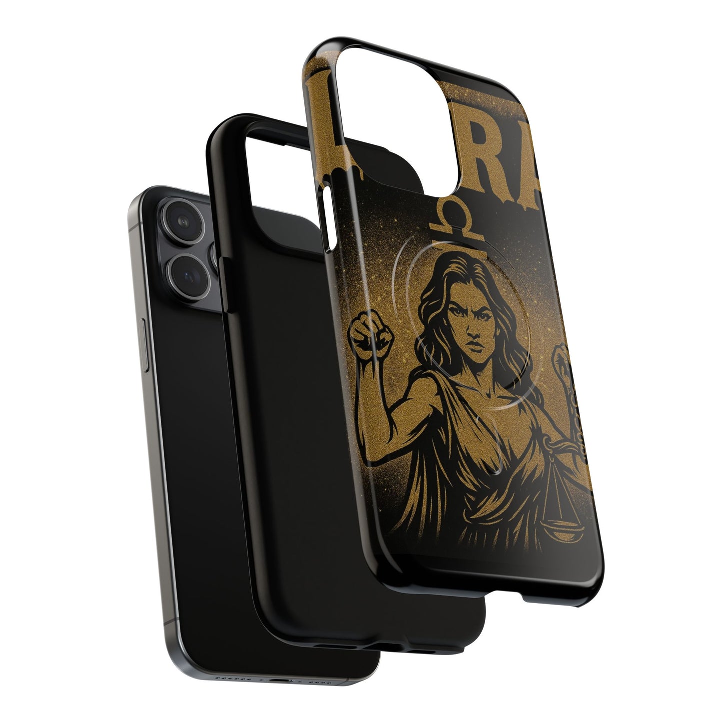 Libra Zodiac Magnetic Phone Case, Tough Phone Cover for Astrologers, Horoscope Gift, Astrology Accessory, Durable Cell Phone Protector