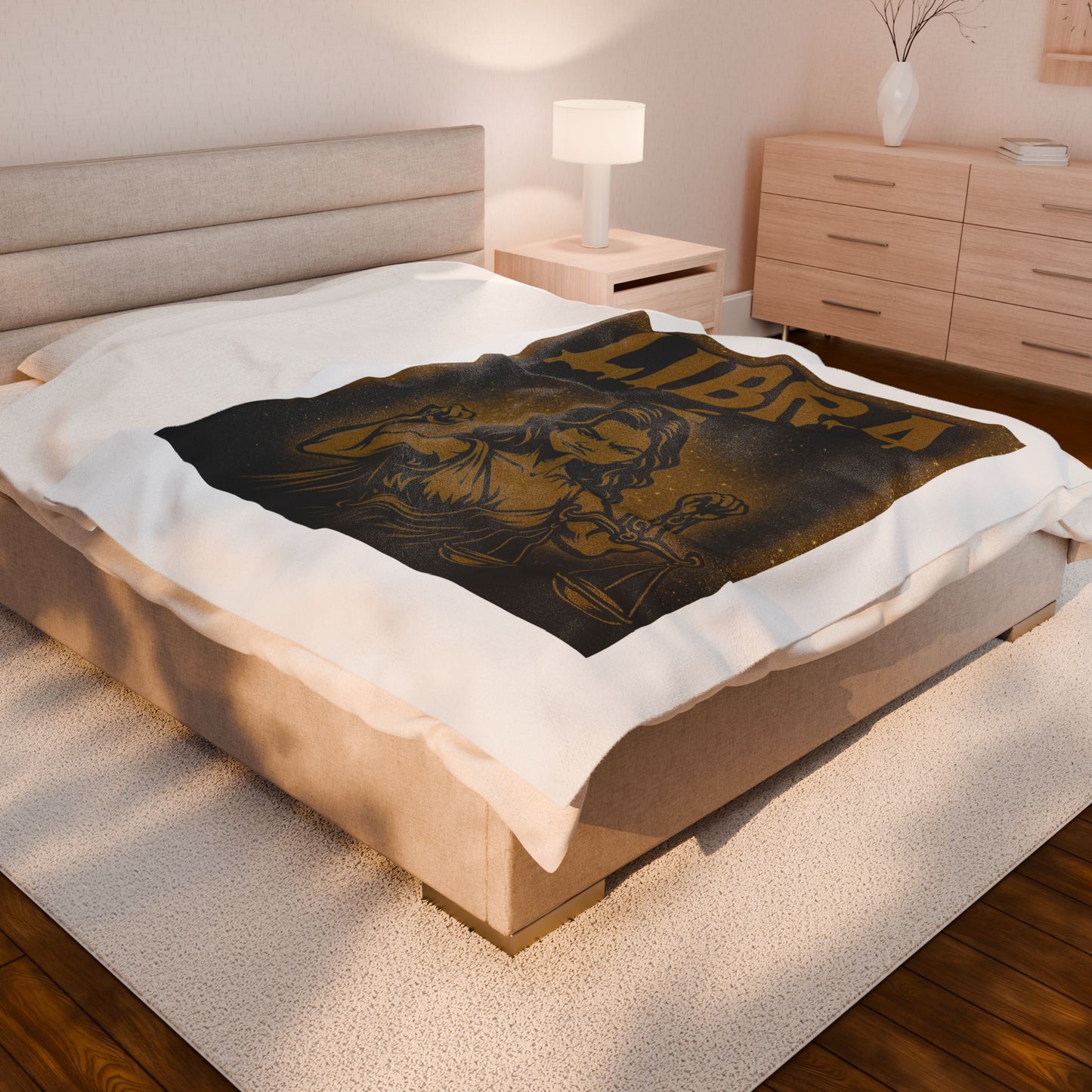 Scorpio Velveteen Plush Blanket | Cozy Zodiac Throw, Astrology Gift, Unique Home Decor, Birthday Gift for Scorpio, Warm & Soft Blanket