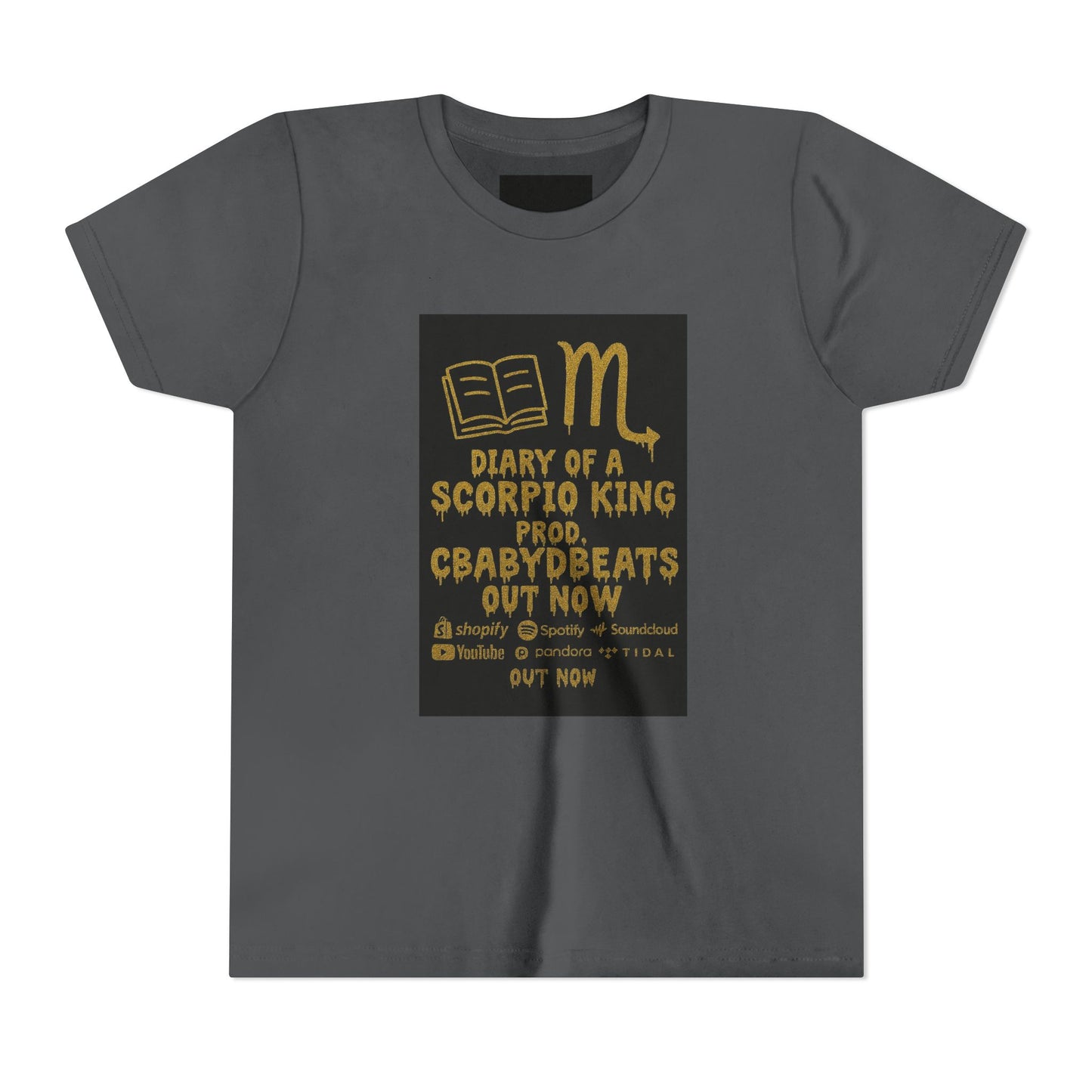 Gemini Wolf Youth Short Sleeve Tee - Astrology Shirt, Birthday Gift, Zodiac Apparel, Unique Tee for Kids