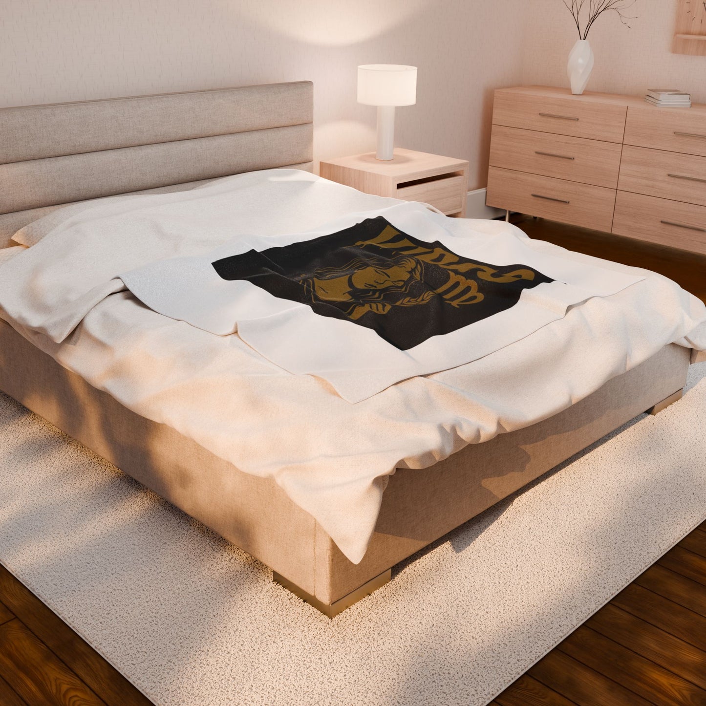 Scorpio Velveteen Plush Blanket | Cozy Zodiac Throw, Astrology Gift, Unique Home Decor, Birthday Gift for Scorpio, Warm & Soft Blanket