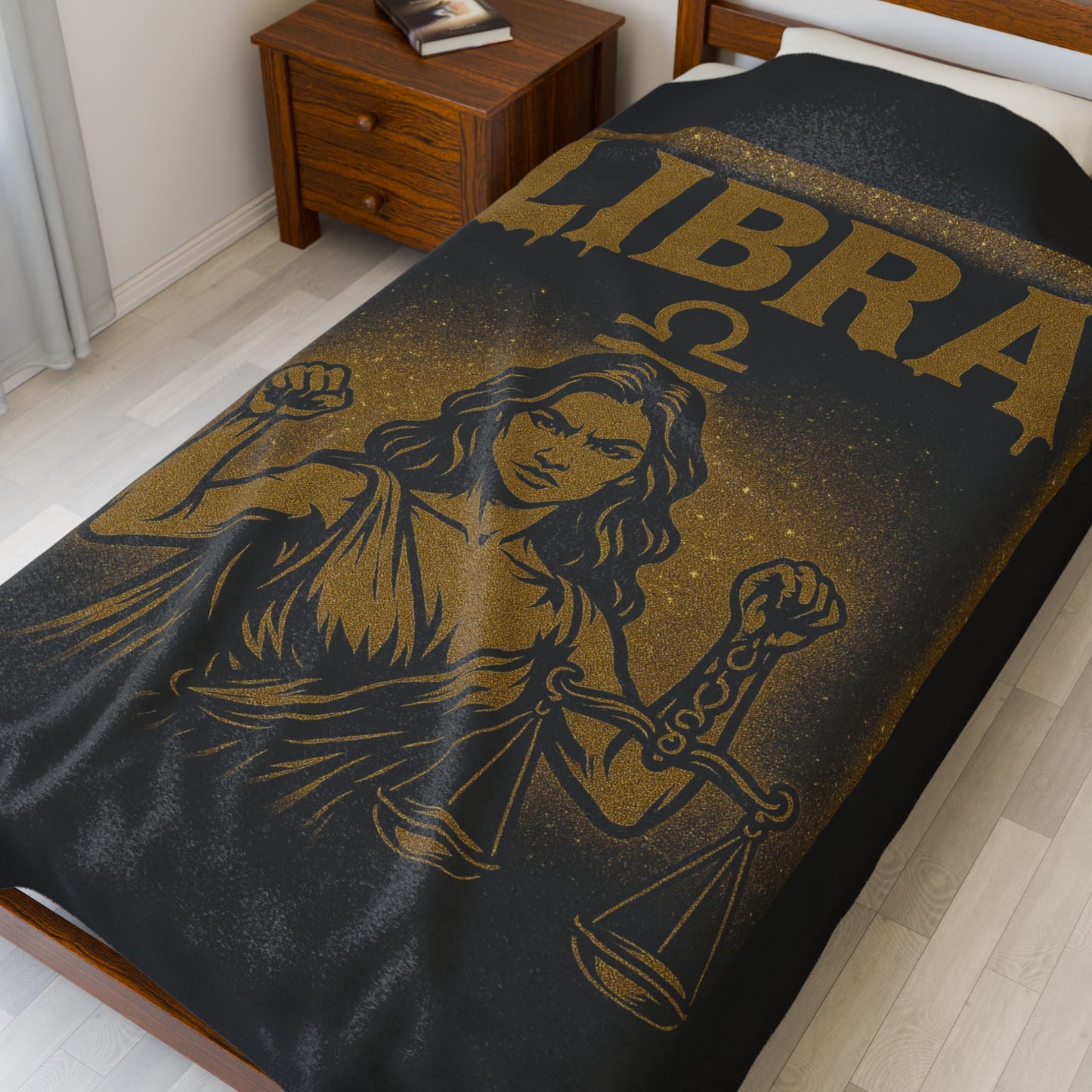 Scorpio Velveteen Plush Blanket | Cozy Zodiac Throw, Astrology Gift, Unique Home Decor, Birthday Gift for Scorpio, Warm & Soft Blanket