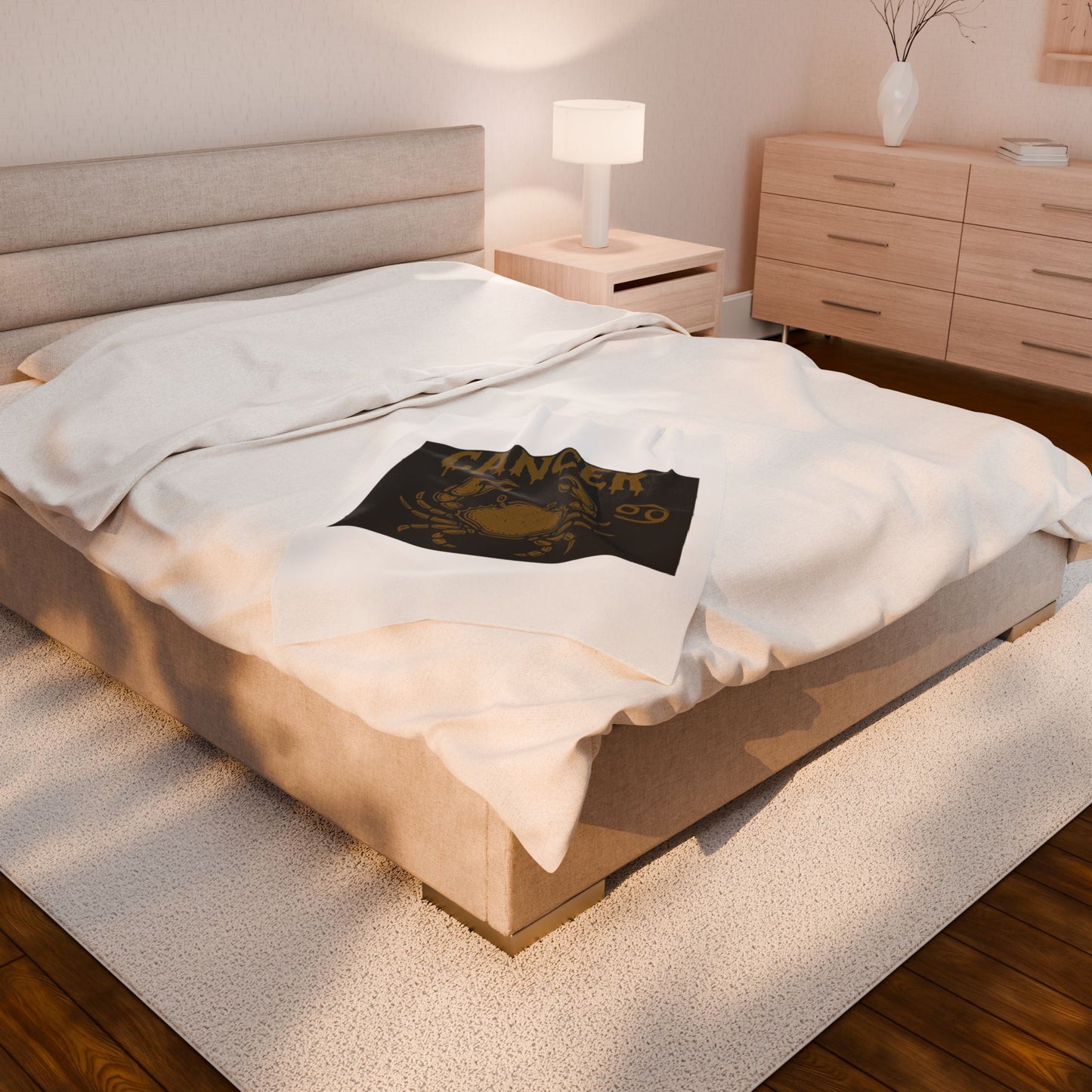 Scorpio Velveteen Plush Blanket | Cozy Zodiac Throw, Astrology Gift, Unique Home Decor, Birthday Gift for Scorpio, Warm & Soft Blanket