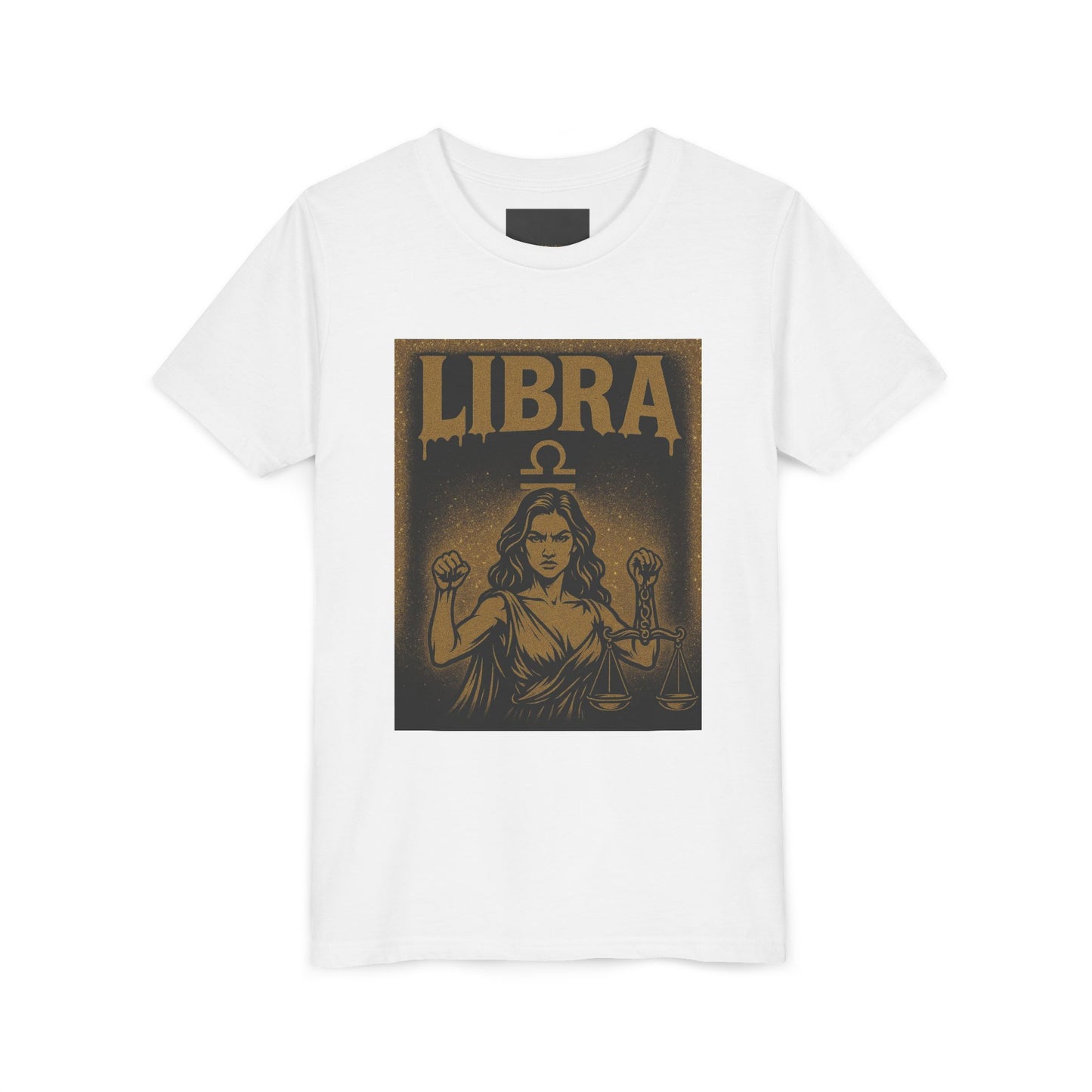 Gemini Wolf Youth Short Sleeve Tee - Astrology Shirt, Birthday Gift, Zodiac Apparel, Unique Tee for Kids