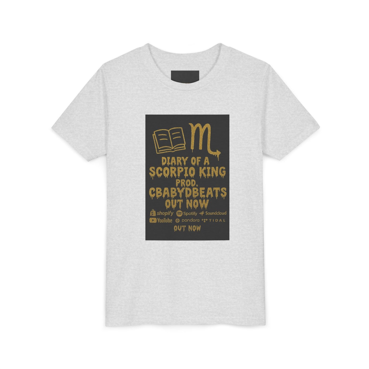 Gemini Wolf Youth Short Sleeve Tee - Astrology Shirt, Birthday Gift, Zodiac Apparel, Unique Tee for Kids