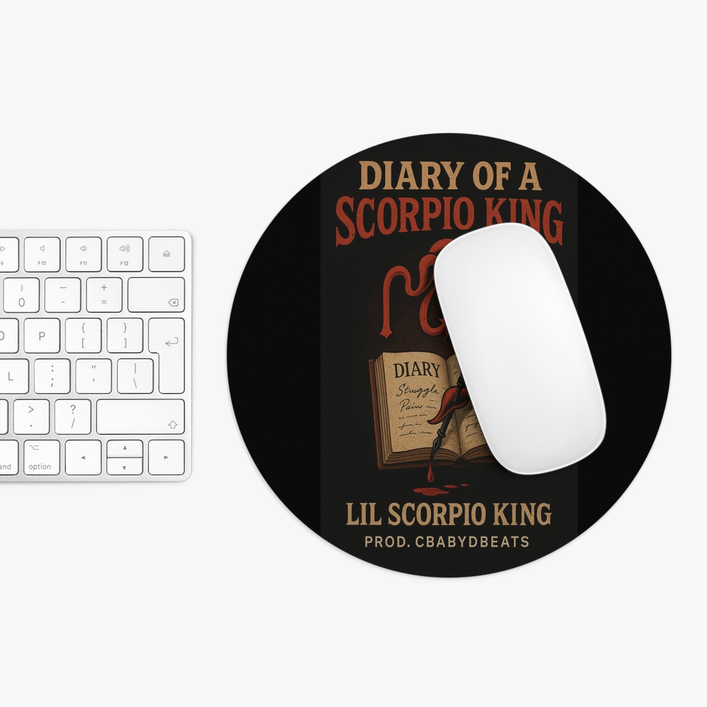Scorpio King Mouse Pad | Zodiac Gift, Astrology Decor, Gamer Accessory, Office Supplies, Astrology Lover Gift