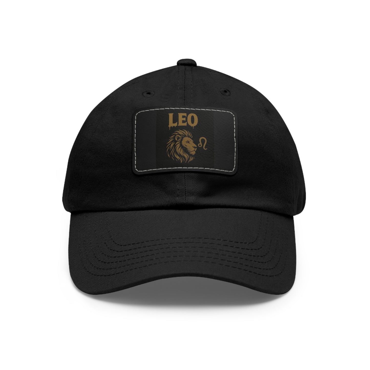 Dad Hat with Leather Patch, Astrology Fashion Hat, Gift for Pisces, Casual Outfit Accessory, Birthday Gift for Him