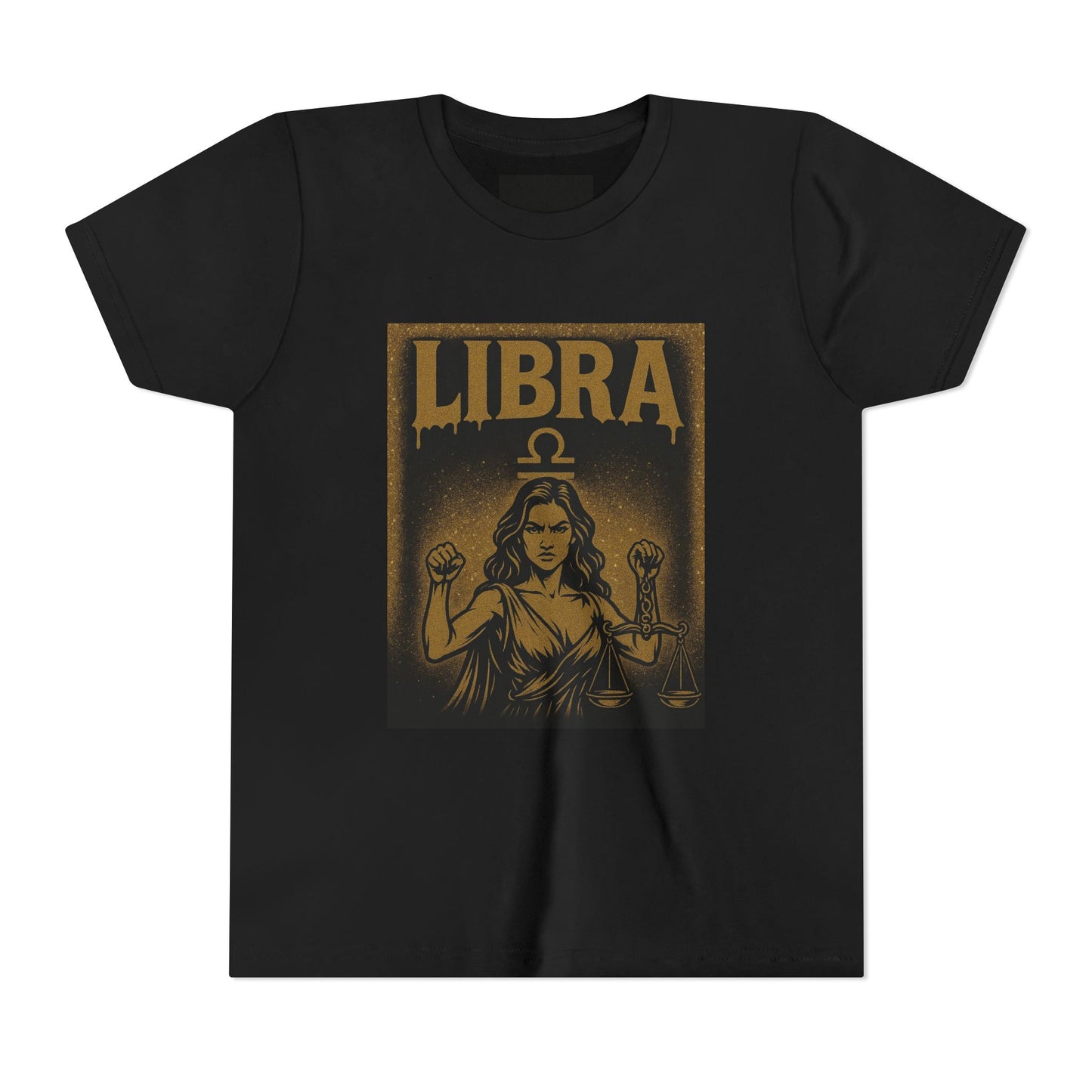 Gemini Wolf Youth Short Sleeve Tee - Astrology Shirt, Birthday Gift, Zodiac Apparel, Unique Tee for Kids