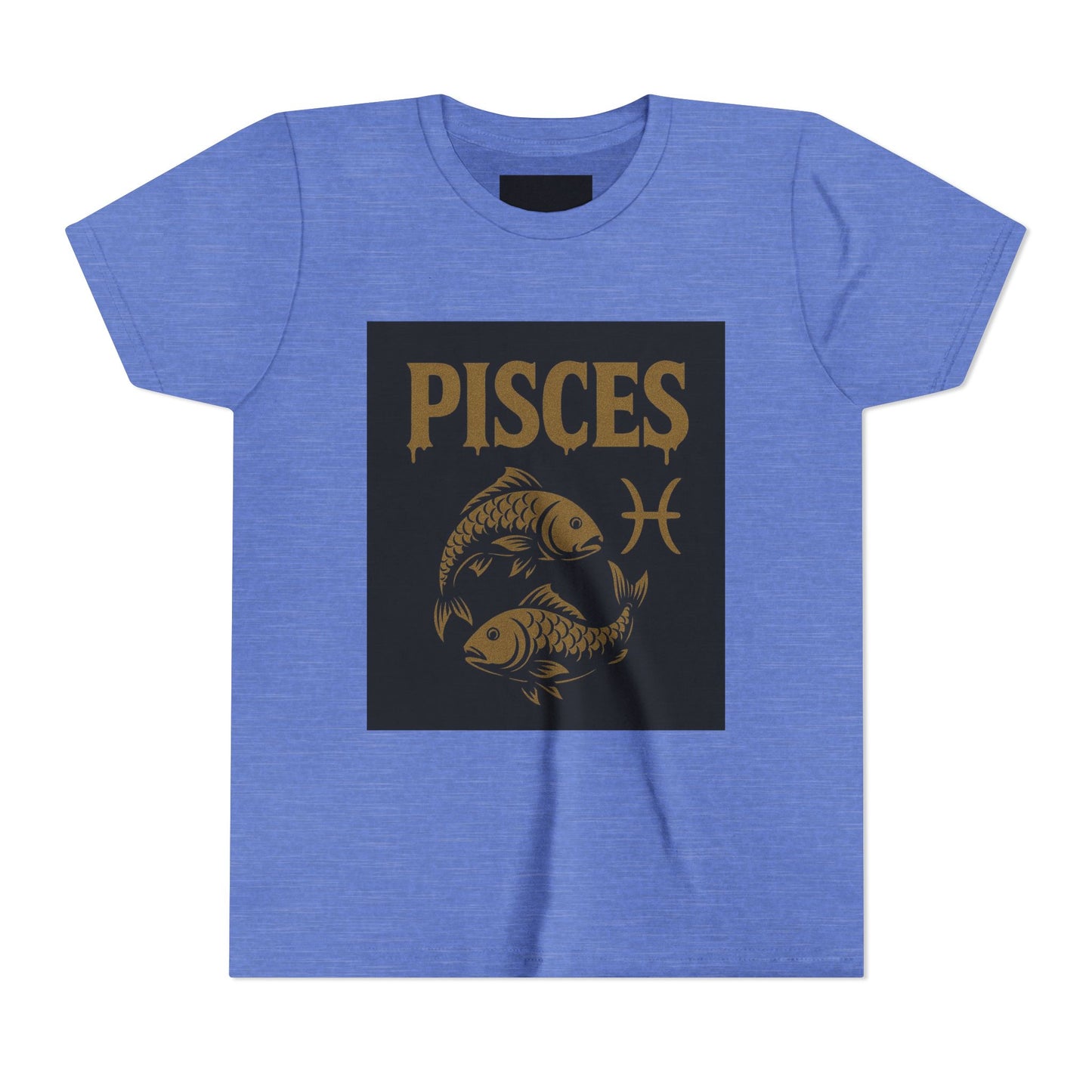 Gemini Wolf Youth Short Sleeve Tee - Astrology Shirt, Birthday Gift, Zodiac Apparel, Unique Tee for Kids