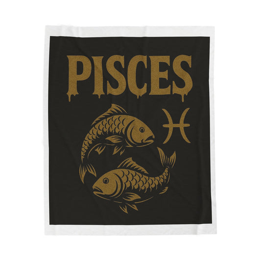 Scorpio Velveteen Plush Blanket | Cozy Zodiac Throw, Astrology Gift, Unique Home Decor, Birthday Gift for Scorpio, Warm & Soft Blanket