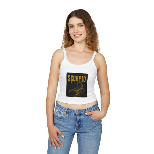 Sagittarius Zodiac Spaghetti Strap Tank Top, Astrology Apparel, Horoscope Gift, Birthday Top, Summer Fashion, Zodiac Sign Clothing