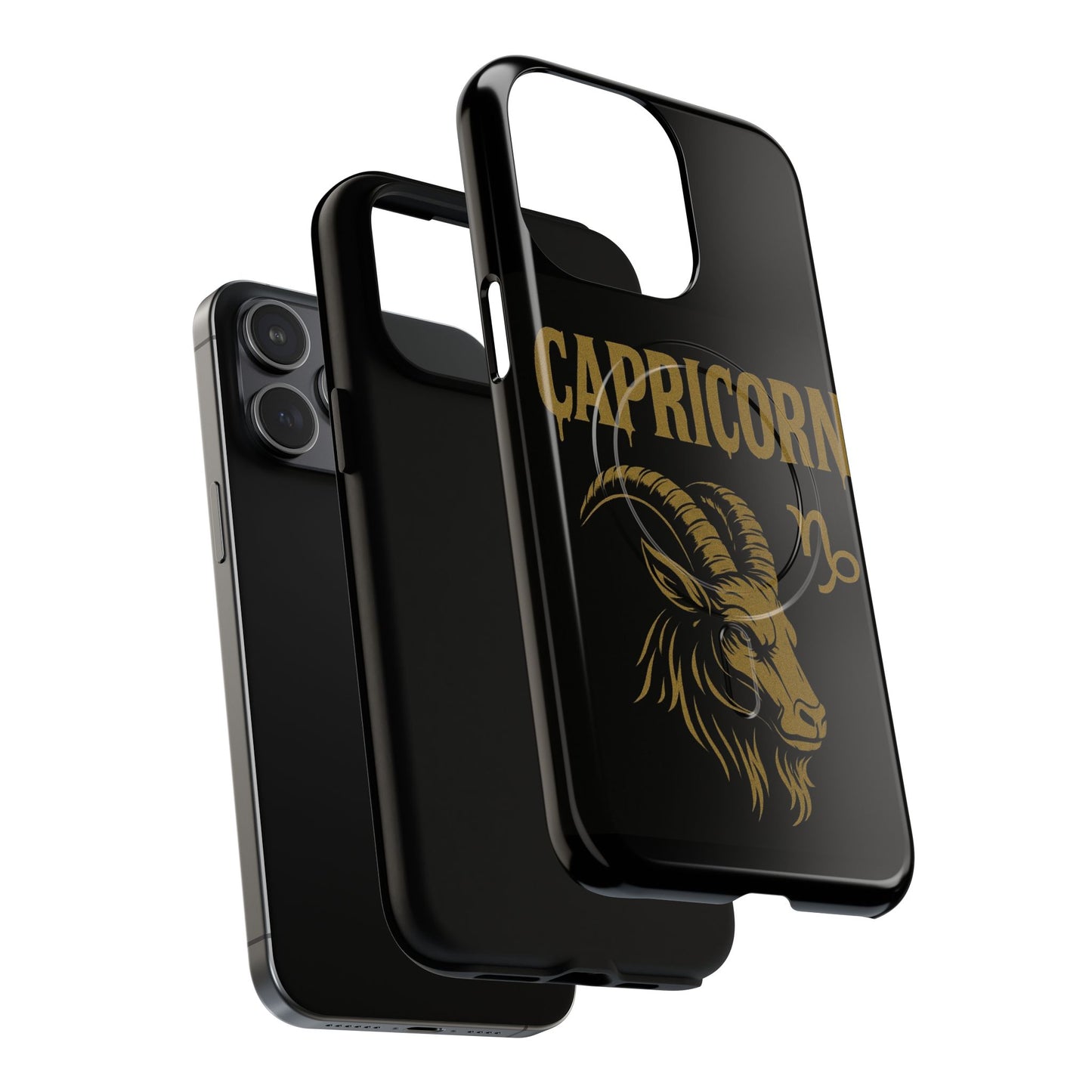 Capricorn Zodiac Magnetic Phone Case, Tough Phone Cover for Astrologers, Horoscope Gift, Astrology Accessory, Durable Cell Phone Protector