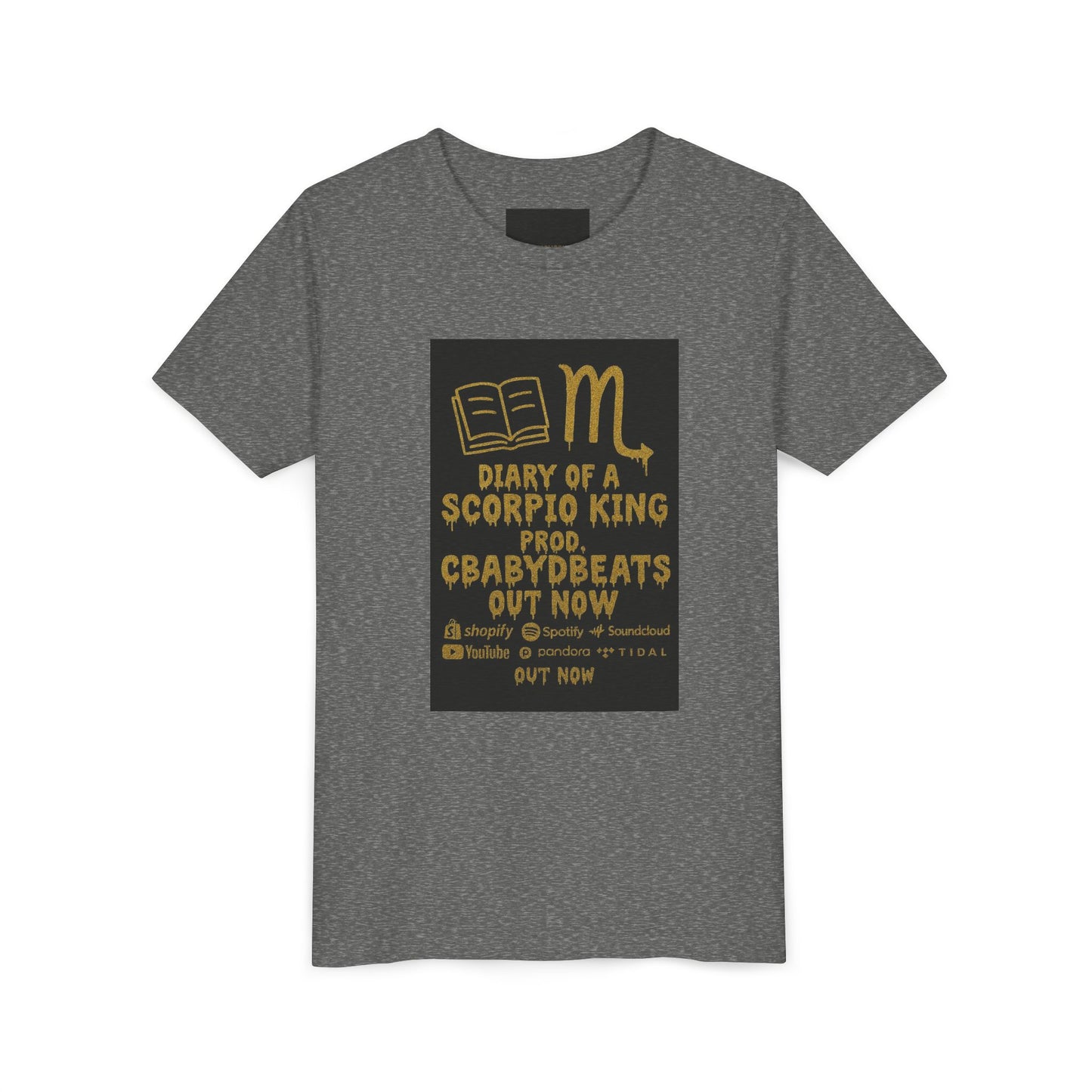 Gemini Wolf Youth Short Sleeve Tee - Astrology Shirt, Birthday Gift, Zodiac Apparel, Unique Tee for Kids